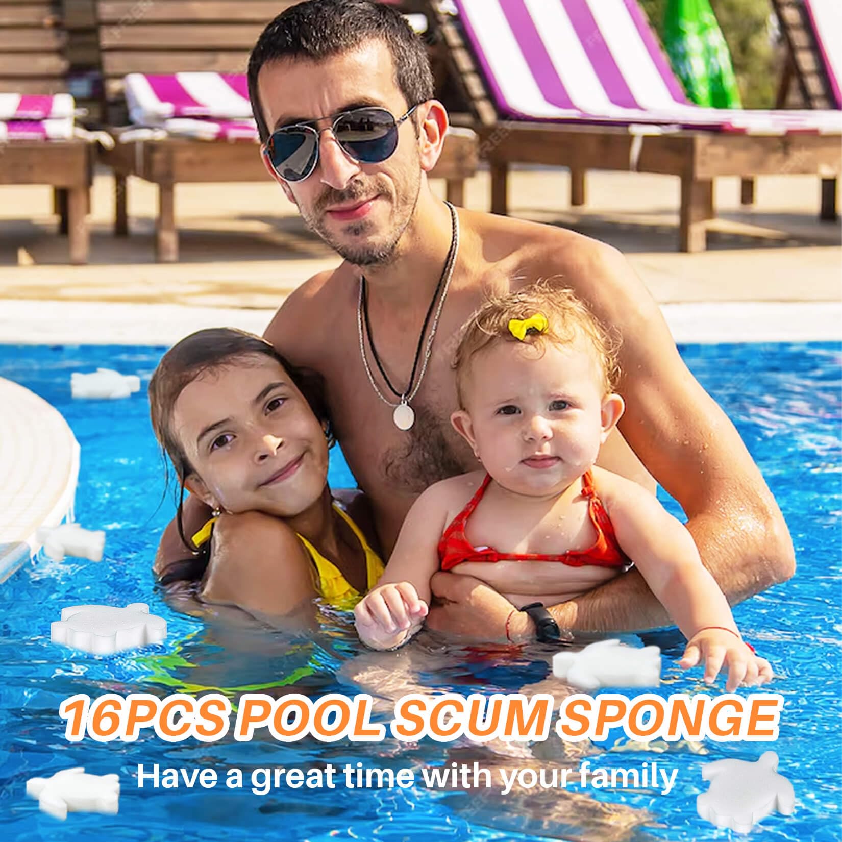 RAINFLOW Esponja absorbente de aceite para piscina