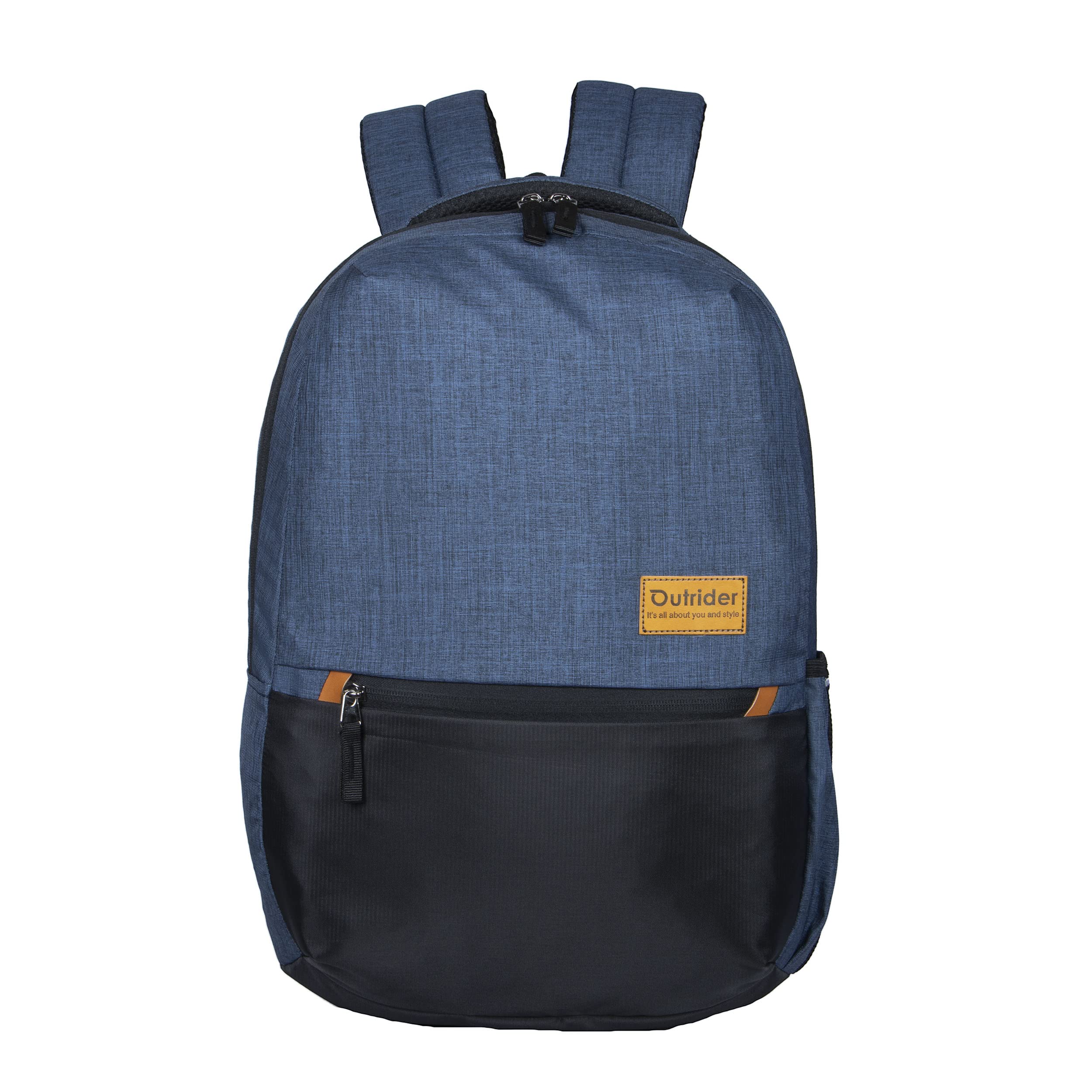 Outrider Marine Laptop Backpack (Black & Navy blue) Laptop Backpack, Bag, Backpack, Travel, Trip, One day Travel, School, Collage, Campus, Office, Luggage Bag (B09K7YD9TD) Amazon Price History, Amazon Price Tracker