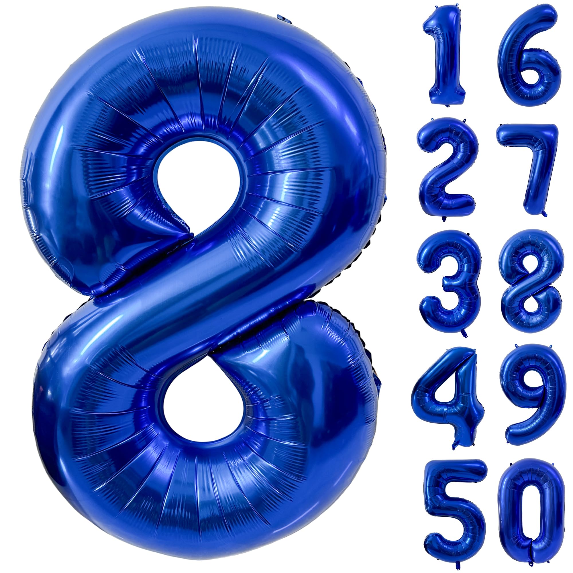 Red 0 balloon 40 Inch Giant Helium Foil Number 0 to 9 Red Balloon Birthday Wedding Party Digital Decorations (Number 0) — view 153