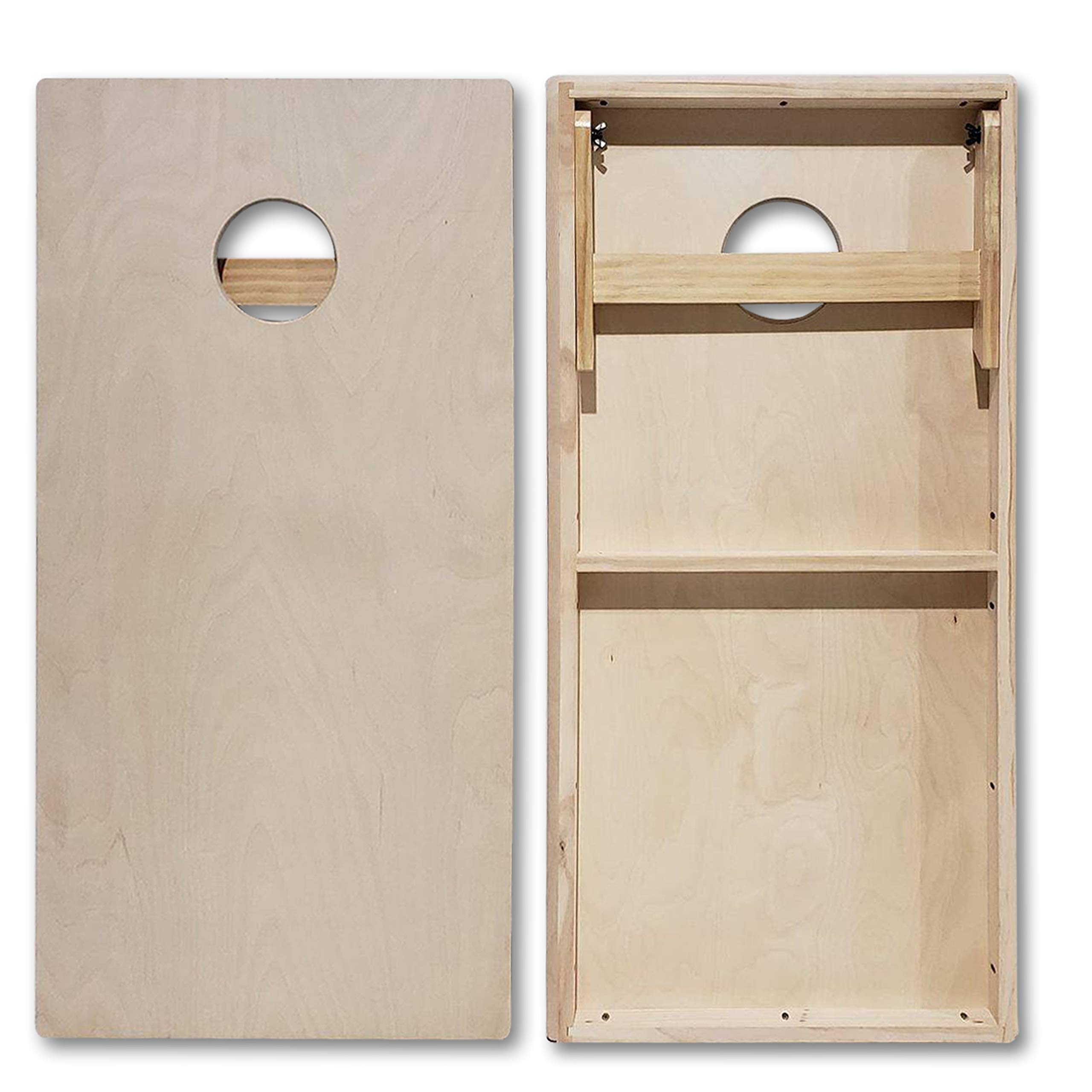 Tailgating Pros Tournament Grade Cornhole Game- Includes Set of Two Professional 4'x2' Regulation Baltic Birch Cornhole Boards, Carrying Case, and 8 Cornhole Bags– Optional LED Lights