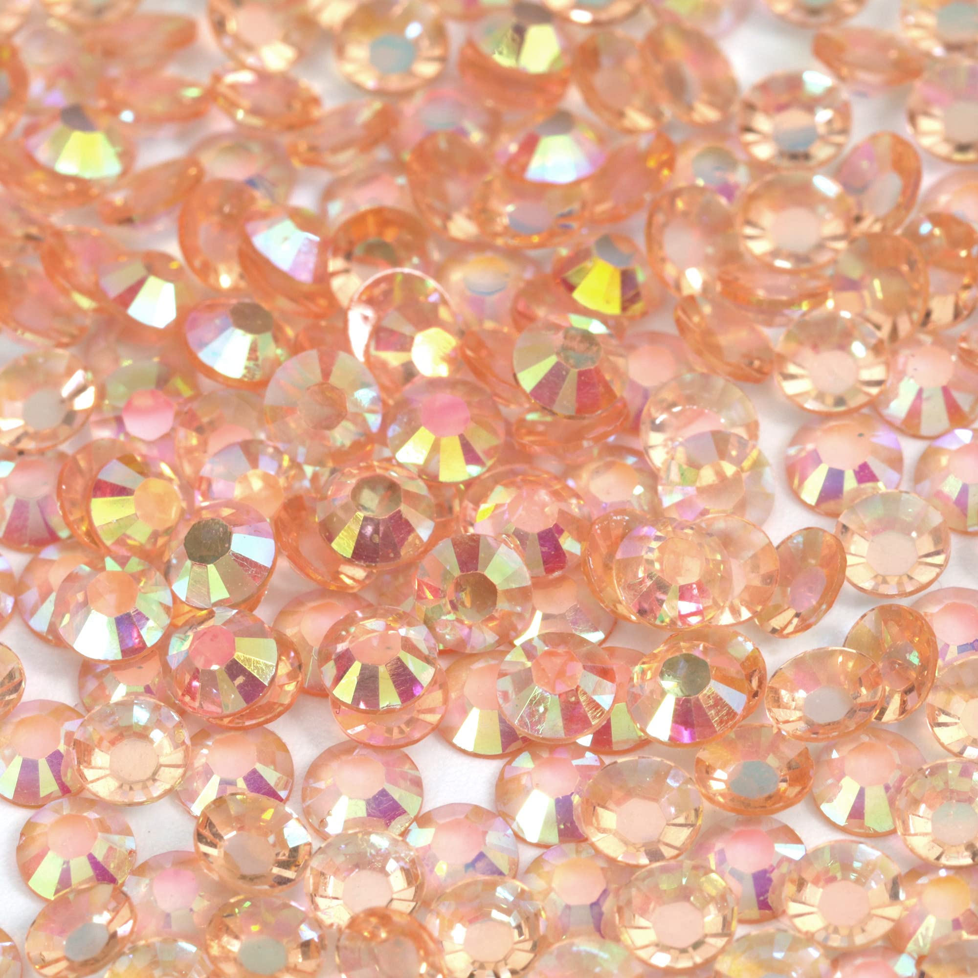 250pcs 6mm Flat Back Non-Stick Rhinestone Crystal Diamantes Nail Art & Craft Scrapbooking Embellishments 90 Available Colours (6mm, AB Clear #A13) — view 85