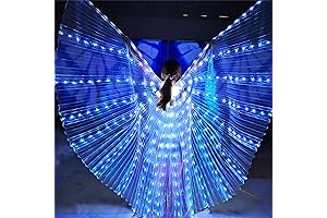 Luminous LED Isis Wings for Adults: Illuminate Your Dance Performances and Festivals