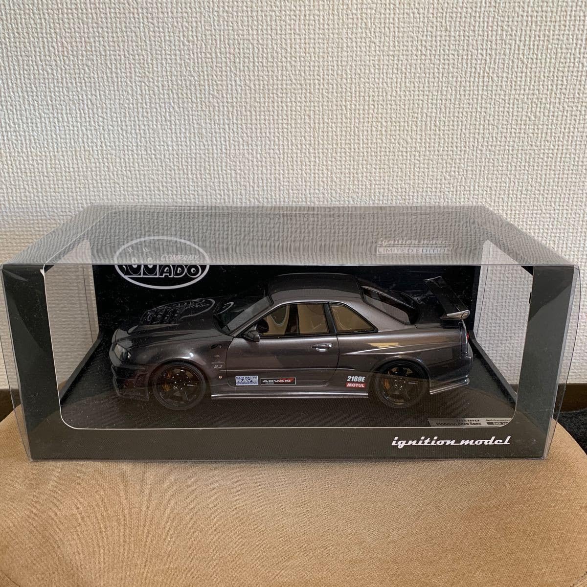 アイアイアド限定 Ignition Model 1/18 R34 ニスモ CRS ignition model（イグニッションモデル） 1/18 Nismo R34 GT-R Z
