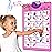 Just Smarty Interactive Alphabet Wall Chart | Talking ABCs & 123s Music Poster | Learning Toys for Toddlers 1-3 | Best Gift for Toddler Girl Ages 1 2 3 4 5 | Learning Posters for Toddlers 2-4 Years