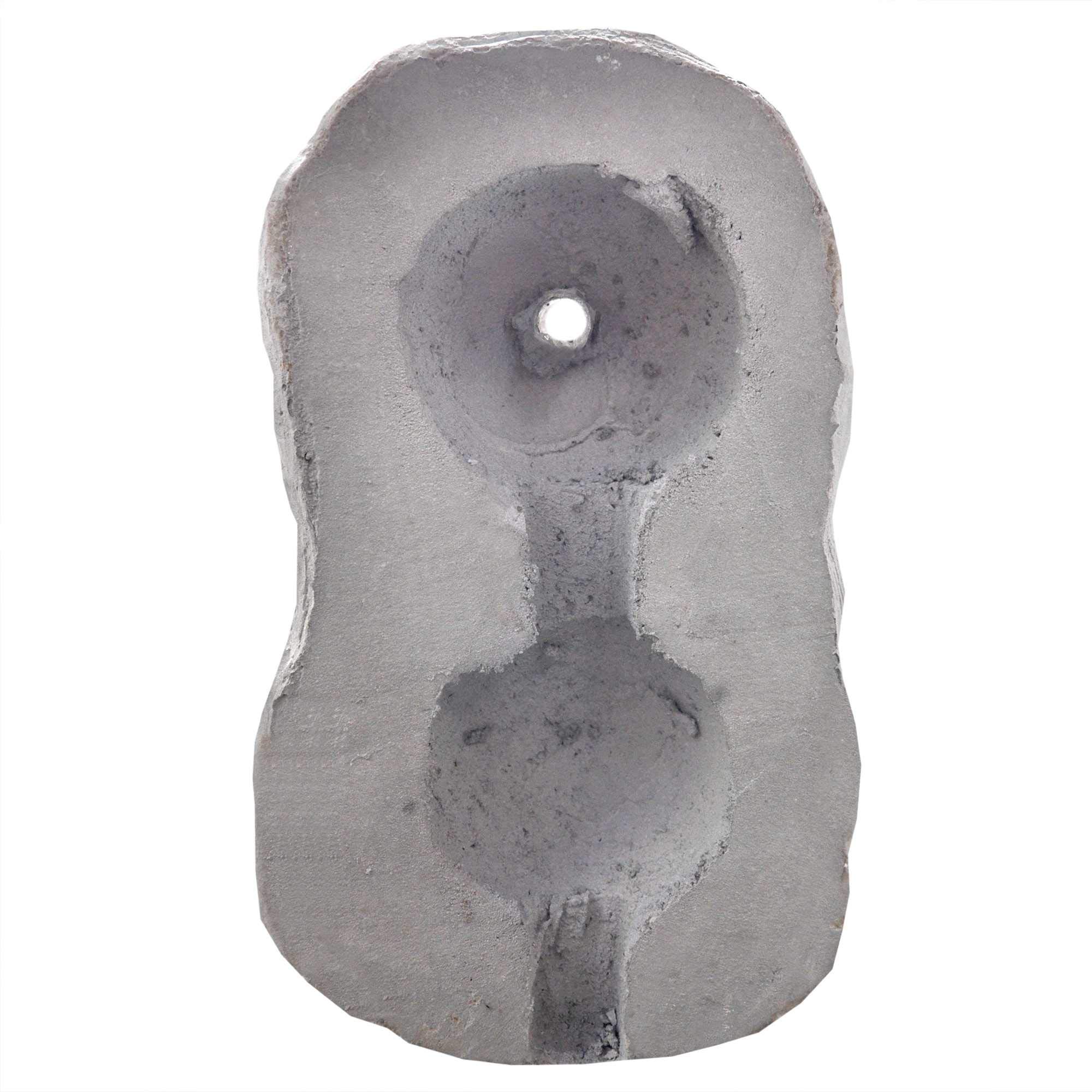 Wilai Angelo in piedi sulla fontana d'acqua, statuetta in pietra massiccia, gioco d'acqua, decorazione da giardino, resistente alle intemperie