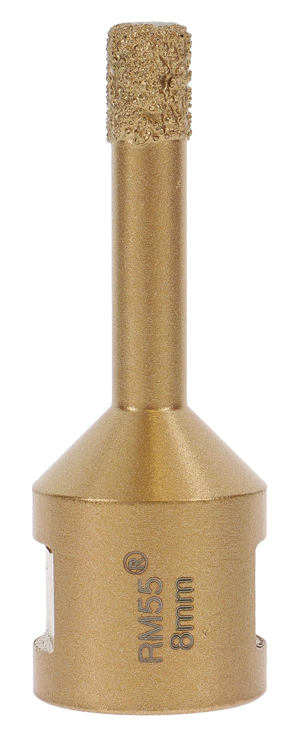 PRODIAMANT Foret à carrelage professionnel Carrelage 8 mm x M14 Foret diamanté Meuleuse d'angle pour le forage à sec dans le grès cérame, le carrelage mural et la pierre naturelle