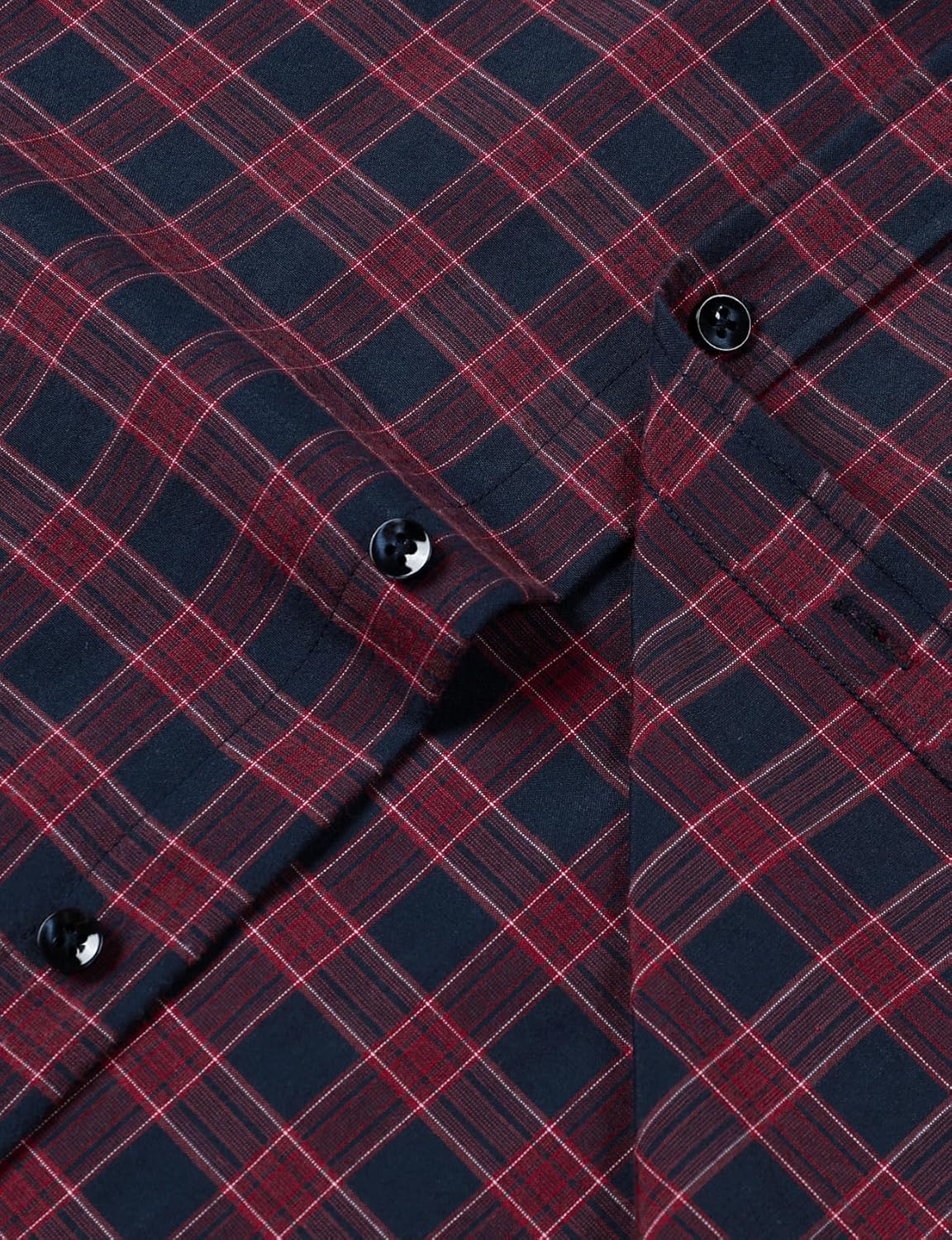 JEMITOP Men's Transitional Weather Slim Fit Long Sleeve Button Down Shirt Business Casual Dress Shirts with Pocket - Image 5