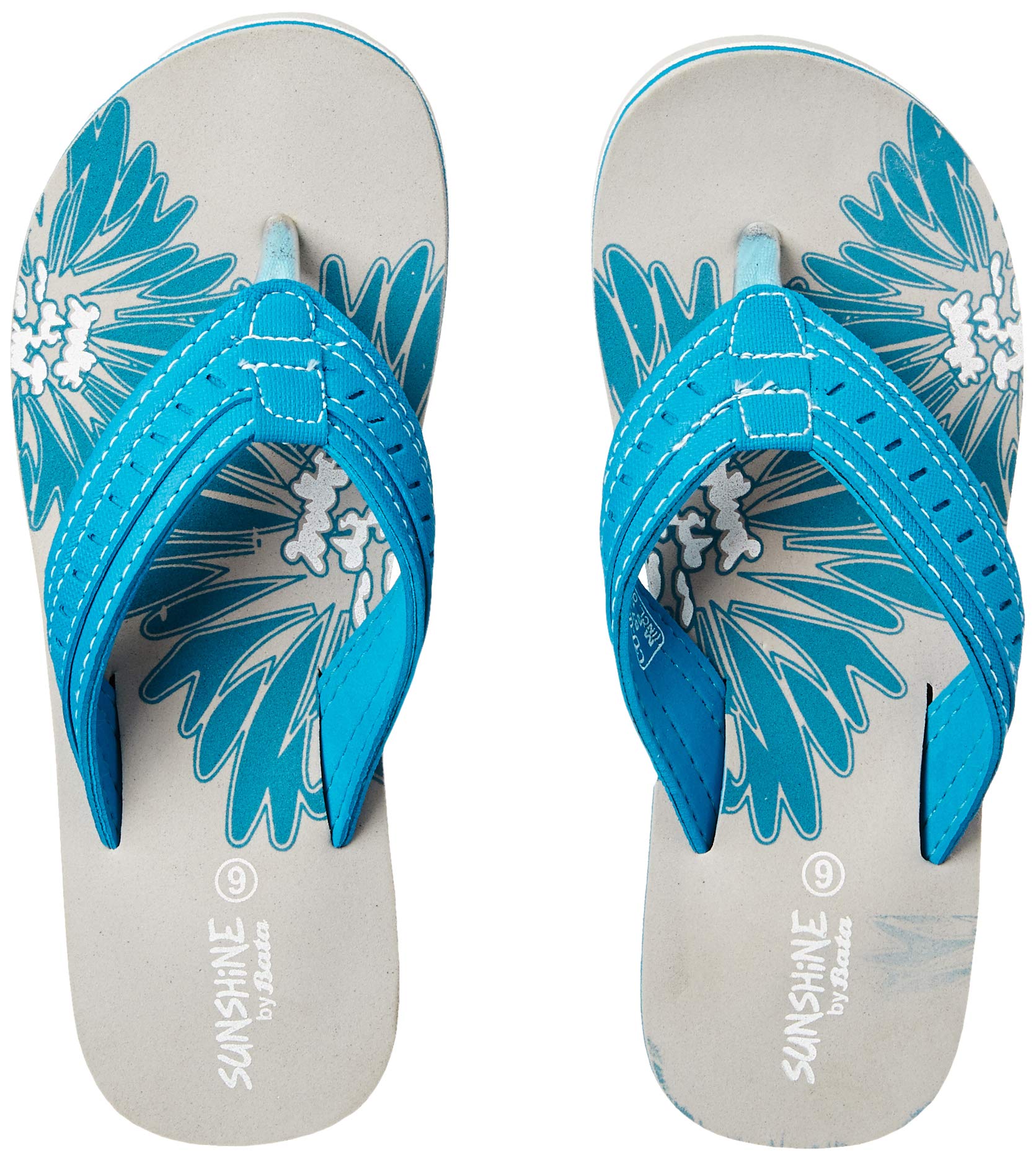 Sunshine Women's Emma Blue Slippers - 3 UK/India (36 EU)(5719527)