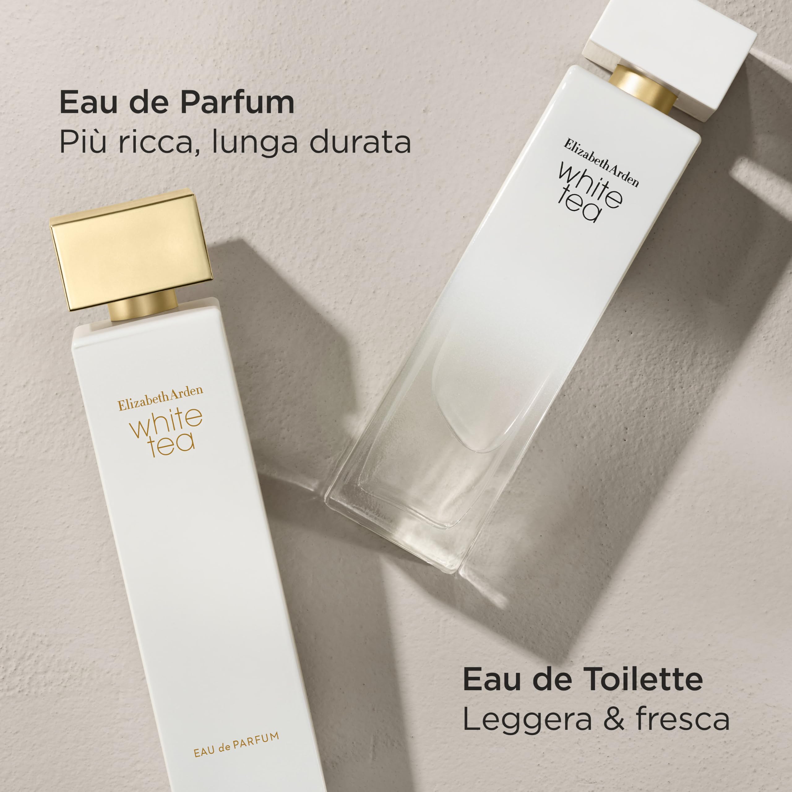 Elizabeth Arden - White Tea, Eau de Parfum, Fragranza Floreale e Legnosa per Donna, Freschezza e Leggerezza, con Mandarino Italiano, Salvia Sclarea, Tè Bianco e Gelsomino
