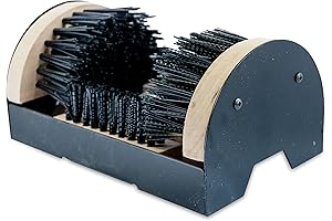 Cadillac Boot Scrubber Cleaner Shoe Brush - Mountable Boot Scrubber Buffer for...