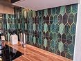 Autocollants Mosaïque 20x20 Cm Vert & Jaune - Lot 10 Carreaux Amovibles Pour Cuisine & Salle De Bain