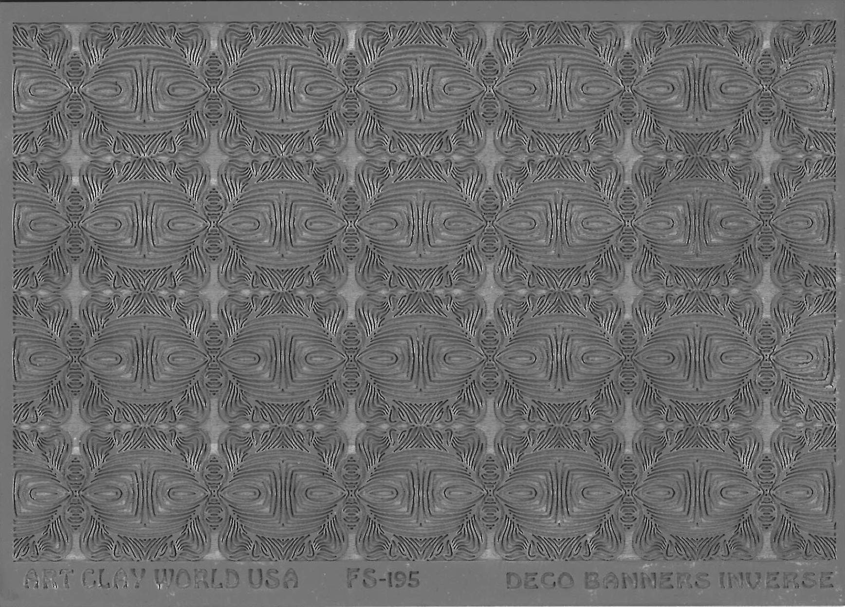 Flexistamps Texture Sheets Deco Banners Inverse Design - 1 Pc.