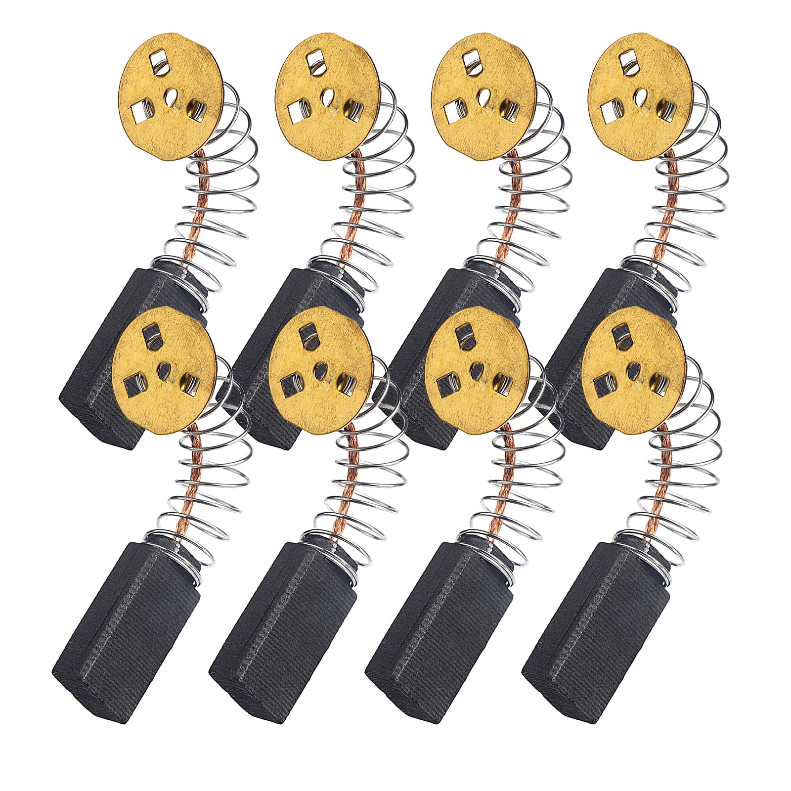 DeWalt Power Tool Carbon Motor Brushes - 4-Piece Set Compatible With Multiple Saw Models