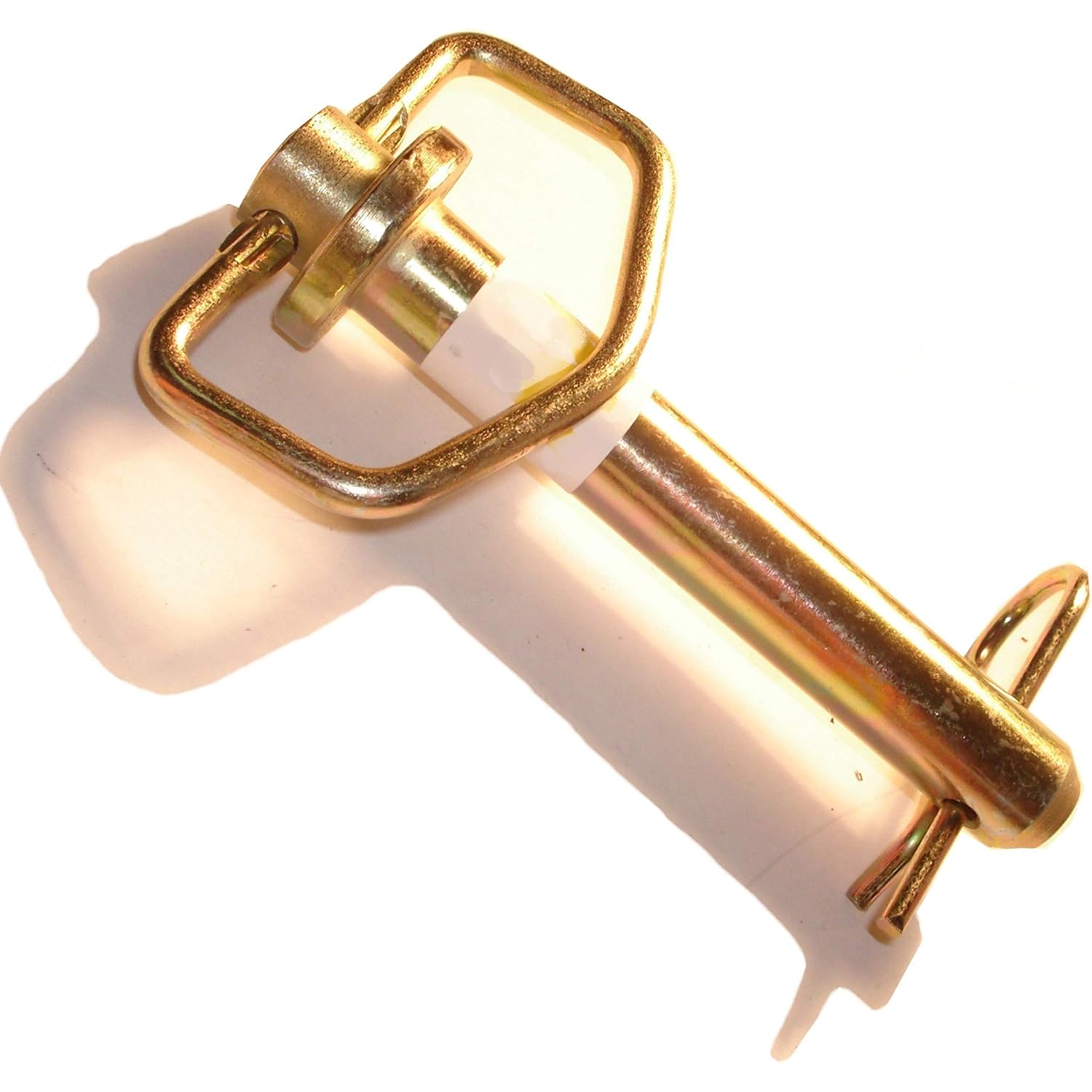 014973159566 Swivel Hitch Pin, Size /4 x 4-1/4-Inch, Color Yellow Tint - Set of 4