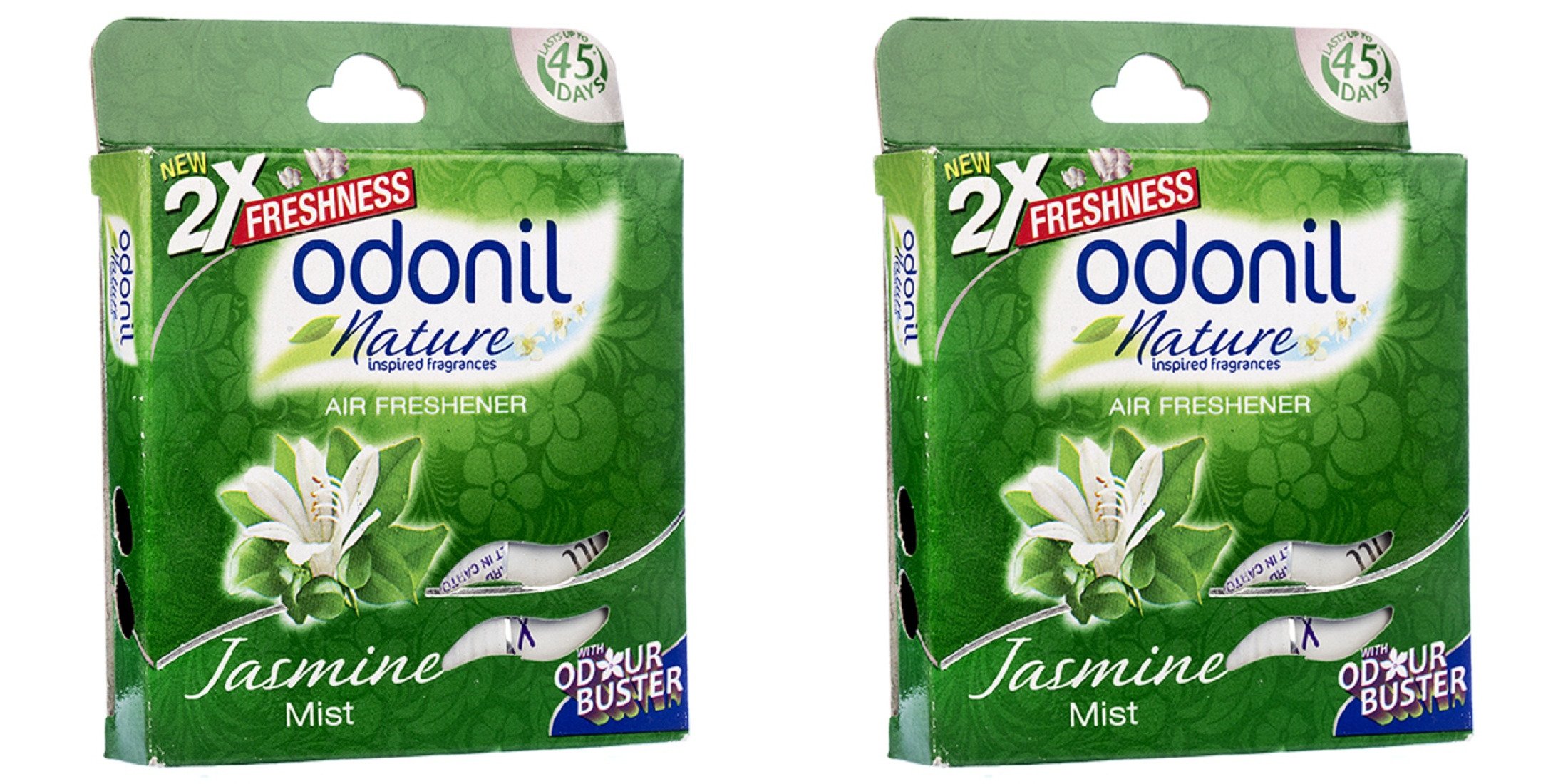 Odonil Nature Jasmine Mist Air Freshener - 100 g (Pack of 2)