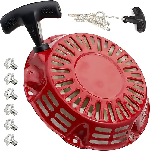 BlueStars 212CC Pull Start Recoil Starter Assembly para Harbor Freight Predator 69730 69727 212cc 173cc 6.5HP 7HP OHV Equipo de potencia de motor