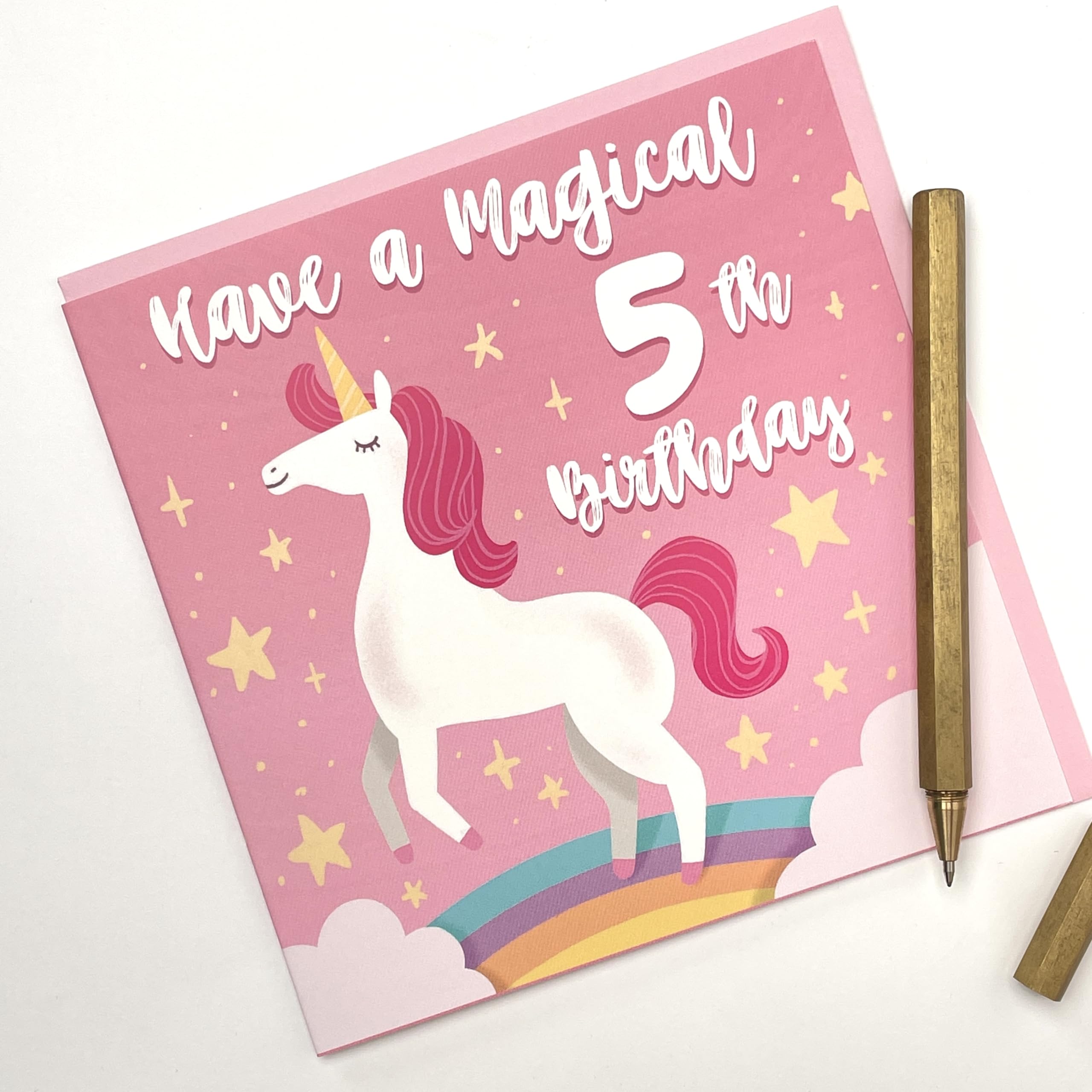 Hello Kitty Birthday Card 5th Birthday Cards For Girls - 5 Year Old Girl -  Age Five Card - (Great Birthday Card 5 Year Old Girl, image size:2560x2560