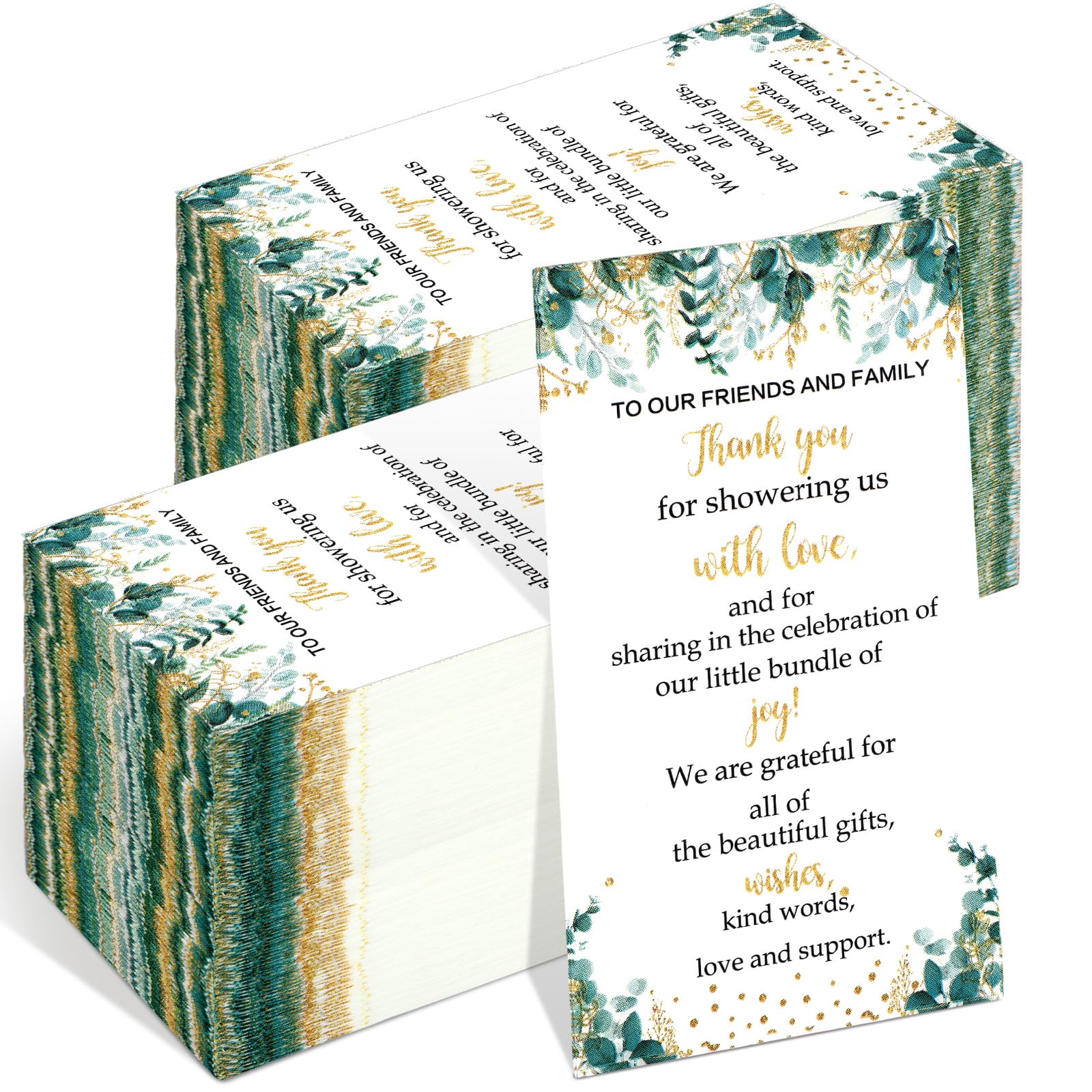 Outus 200 Pack Eucalyptus Leaf Baby Shower Disposable Paper Napkins Greenery Guest Napkins Sage Green Wedding Baby Shower Party Supplies for Table