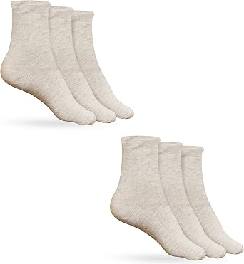Kids Crew Socks for Boys & Girls Premium Cotton Blend Extra Durable, Soft & Breathable Pack of 6