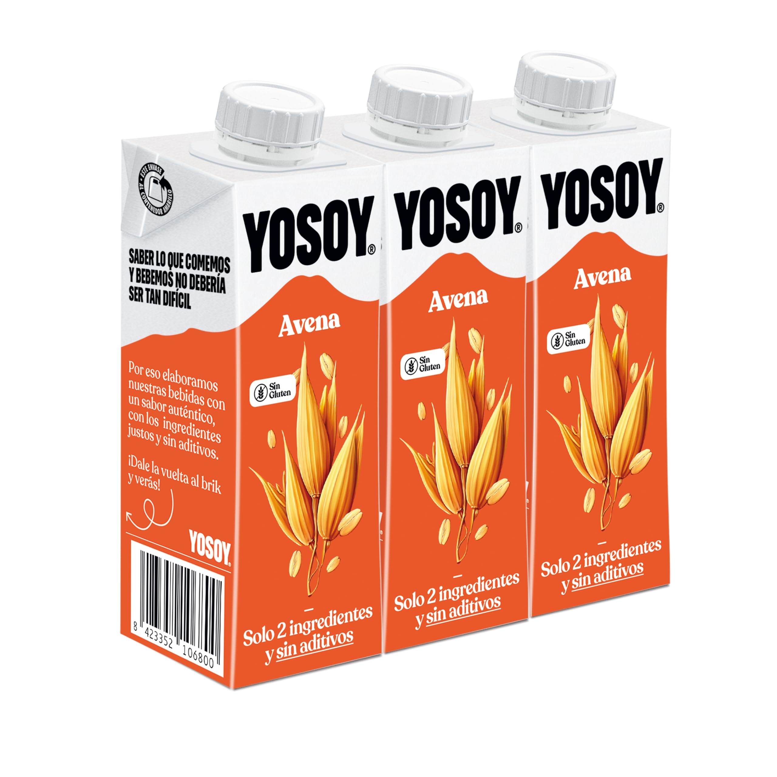 Yosoy Bebida Vegetal de Avena, Portion Pack