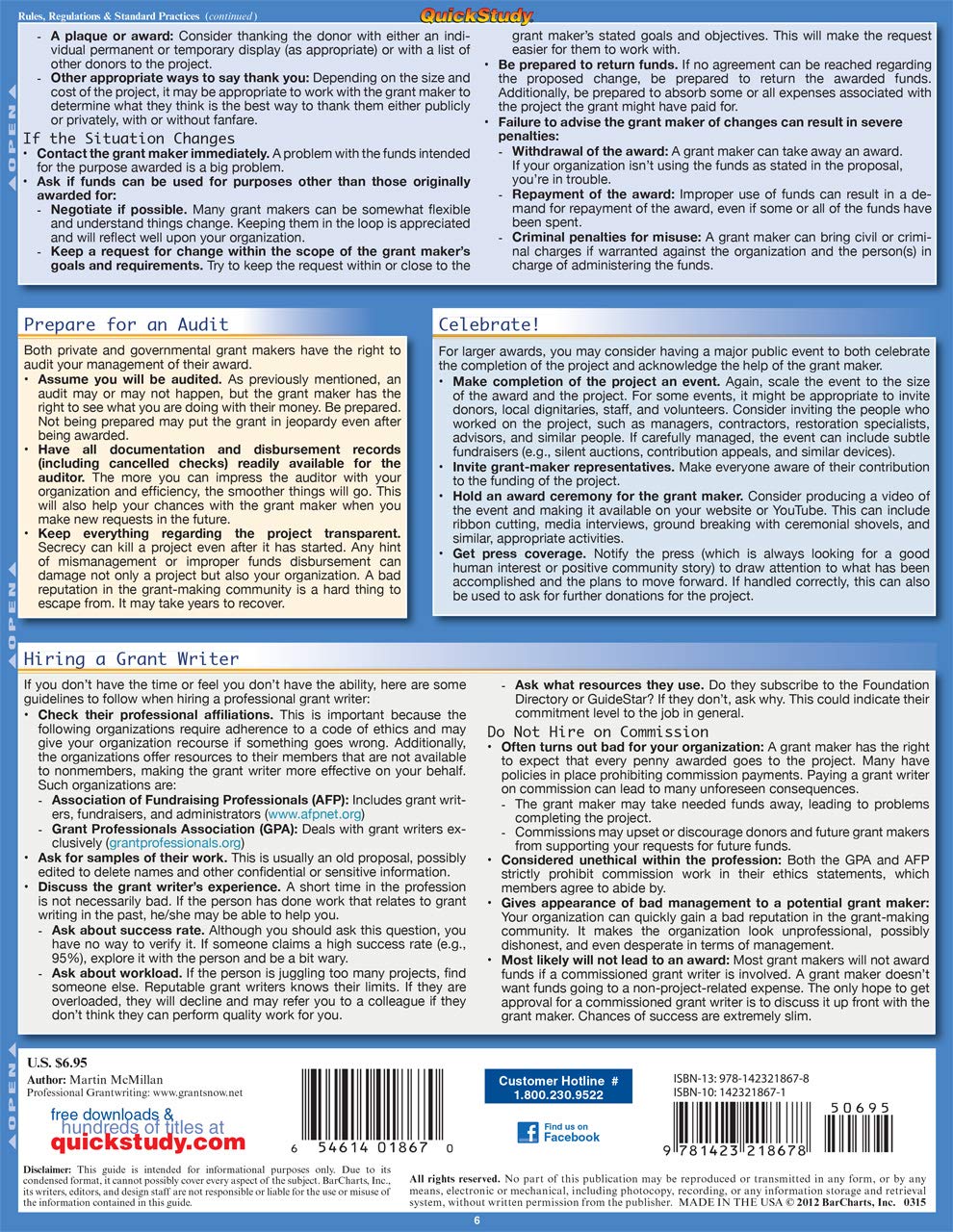 Grant Writing QuickStudy Laminated Reference Guide (QuickStudy Academic) - Image 3