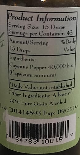 Miniatura 2 de Best Botanicals Extracto de pimienta de cayena 1 oz. 40 MHU