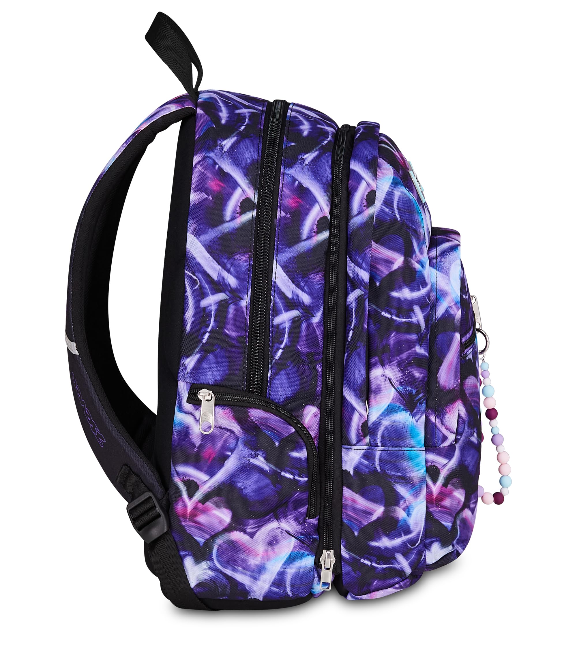 Seven Zaino Scuola Dual Detach LOVEPASS, Viola, 32 L, Doppio Scomparto, Tasche multifunzione, Zaino Staccabile, Tasca con organizer, Scomparto porta pc, Scuola media e superiore, Bambina, Ragazza