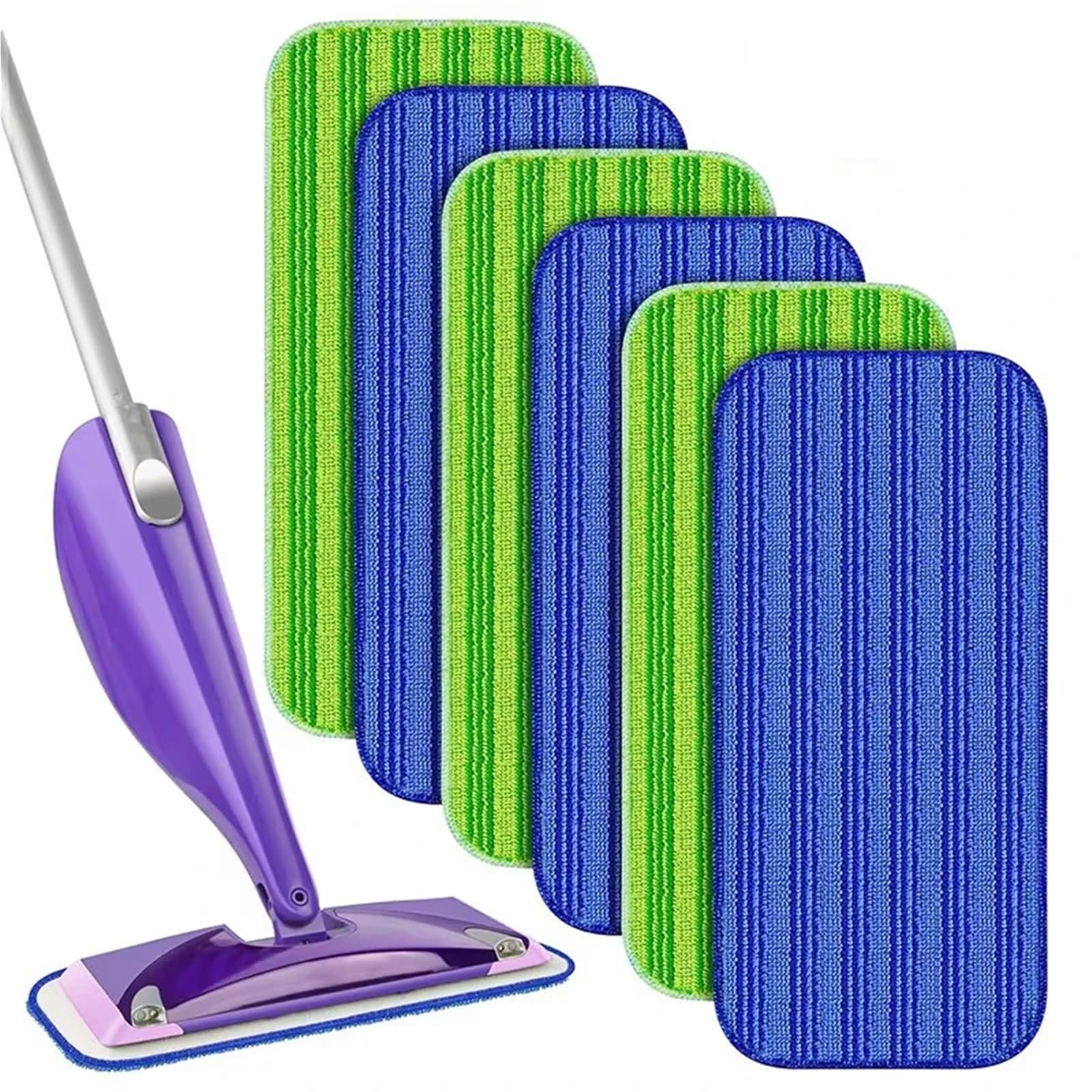 15 panni riutilizzabili in microfibra | Accessori for strumenti for spazzole for la pulizia del panno for la casa e for il getto umido e asciutto(Green)