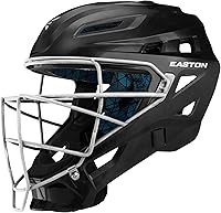 Easton Gametime Catcher's Helmet NOCSAE Approved - Max Protection, Comfort & Visibility for Baseball Catchers, Small/Large