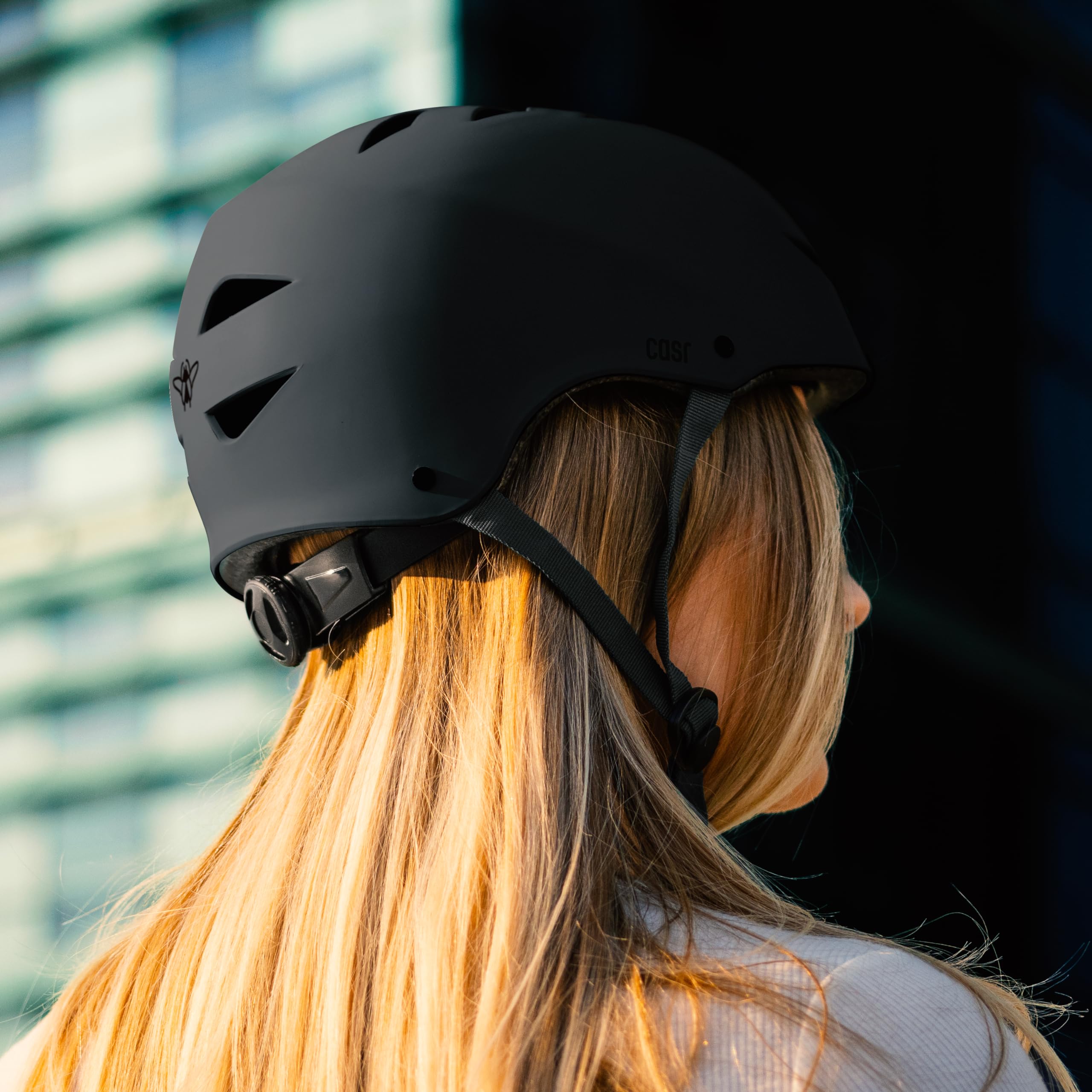 CASR Casque de Protection Classique, Résistant aux impacts, Respirant, Materiaux résistants, Facile à Laver