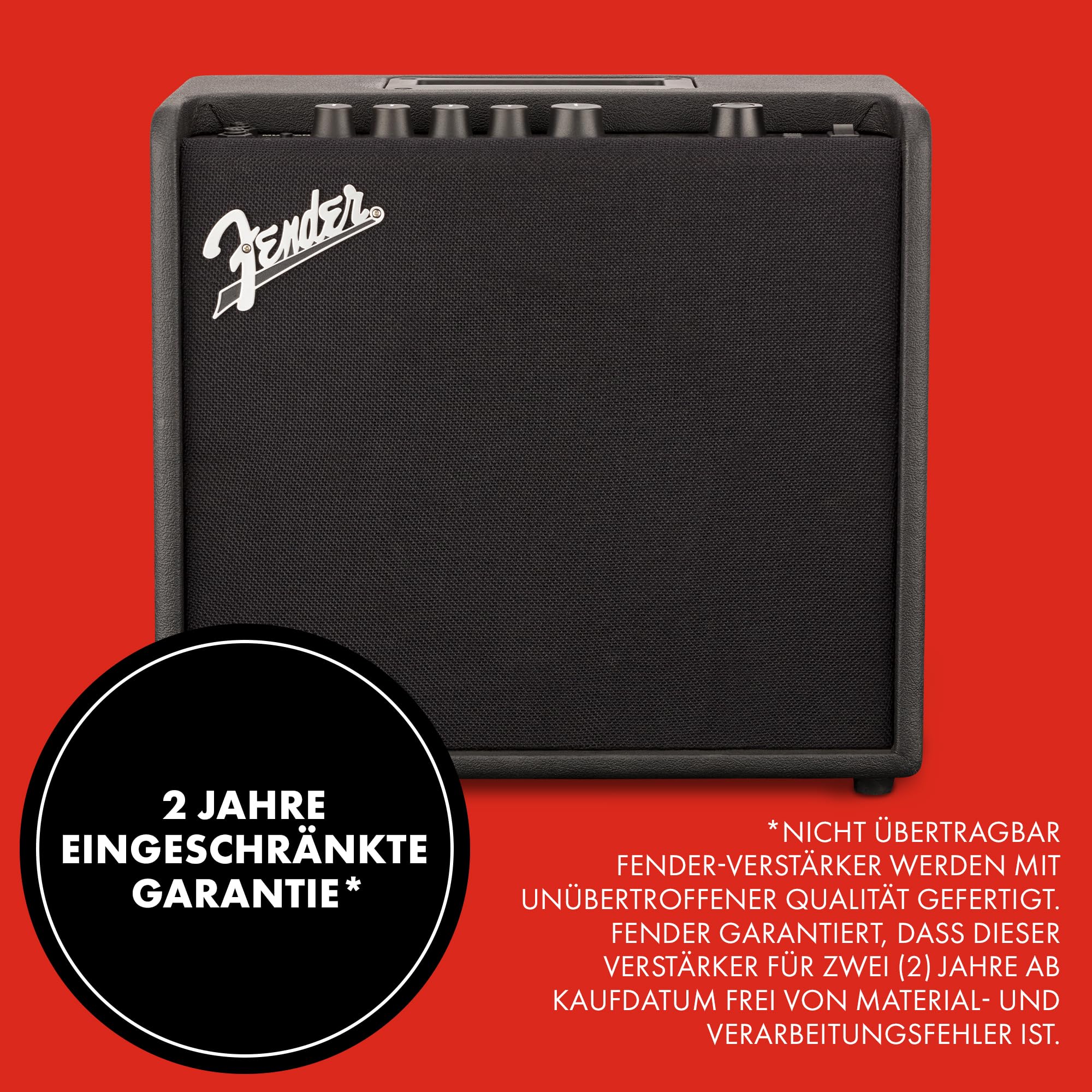 Fender Mustang LT25 Guitar Combo Amplifier, 25W with 8