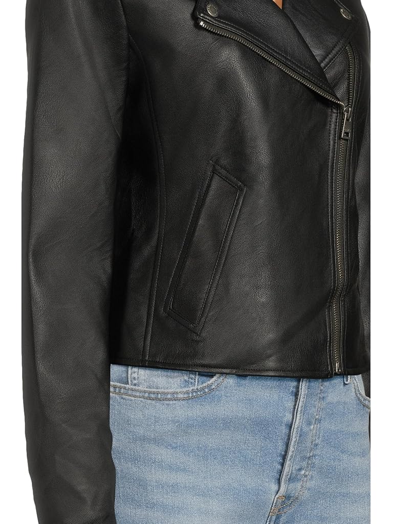 Black Levi's&#174; Moto Jacket With Welt Pockets