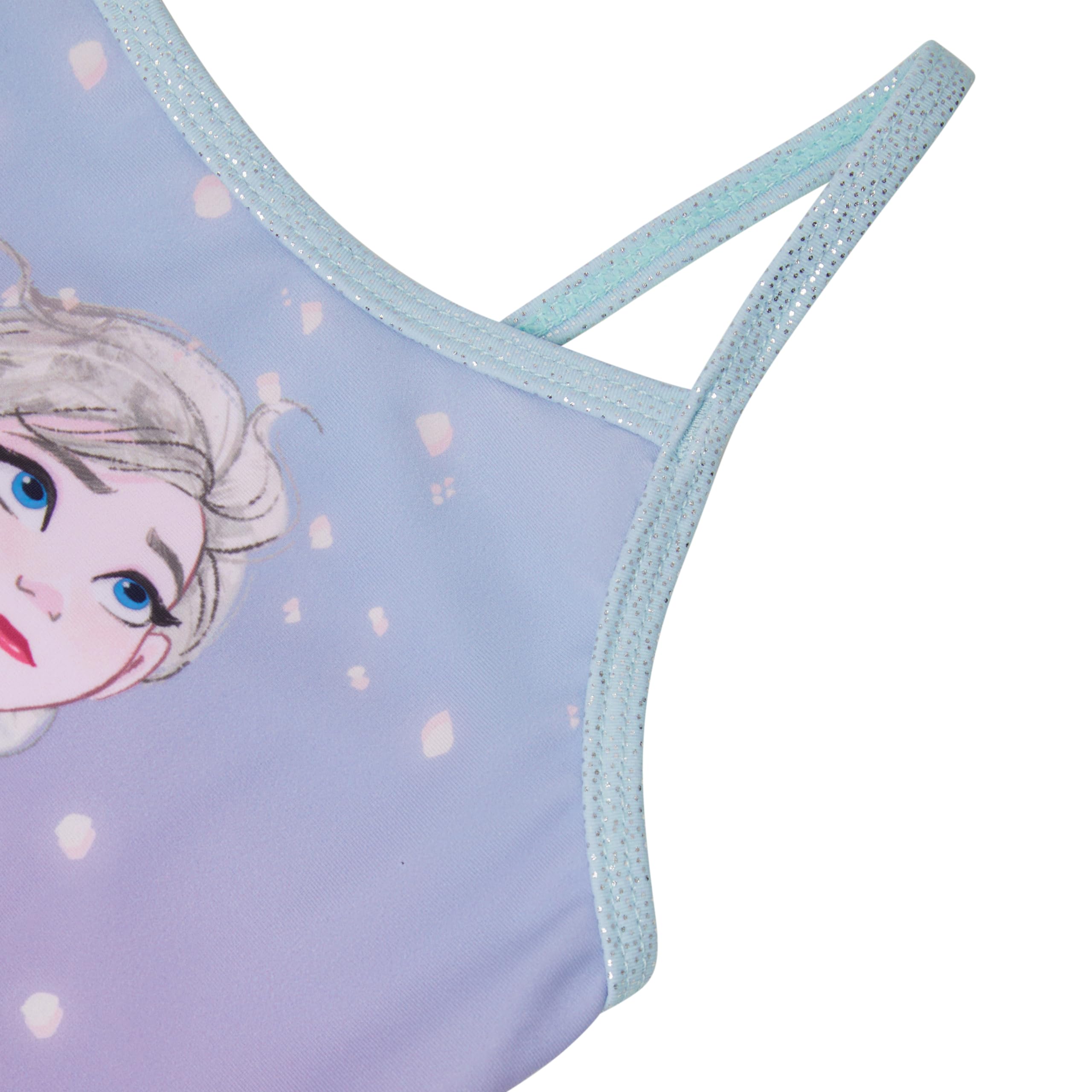 Disney Costume da Bagno Frozen, Costume da Ragazza con Volant Elsa in My Element
