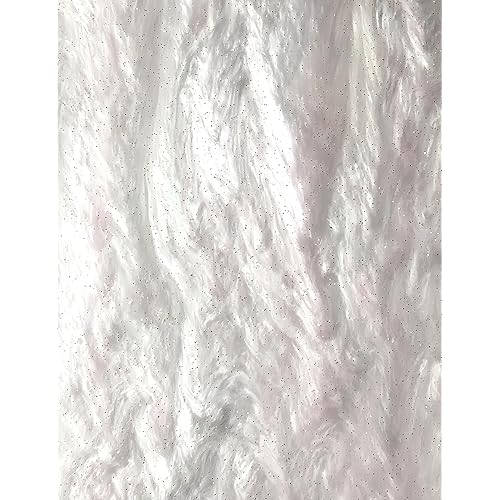 Acrylic Ripple Glittering Sheets, 1/8" Thickness, 16"x12", Ideal for GlowForge & Any Types of Laser/Engraving, Perfect Material for Jewelry, Crafting & DIY Projects (White)