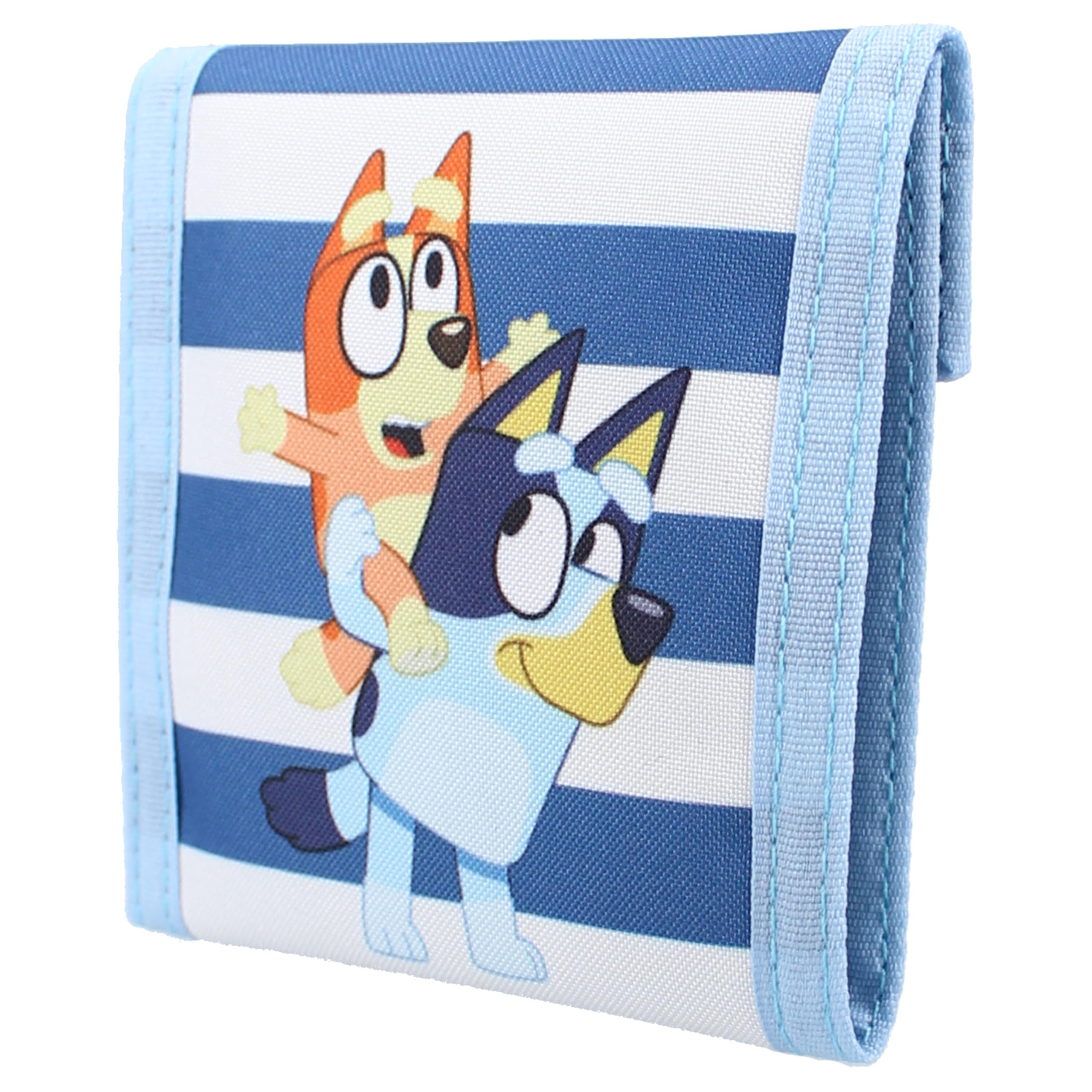 Vadobag Bluey Jump Into Fun Children's Wallet, blue, 10x10x1 cm, Design, Blue, 10x10x1 cm, Design