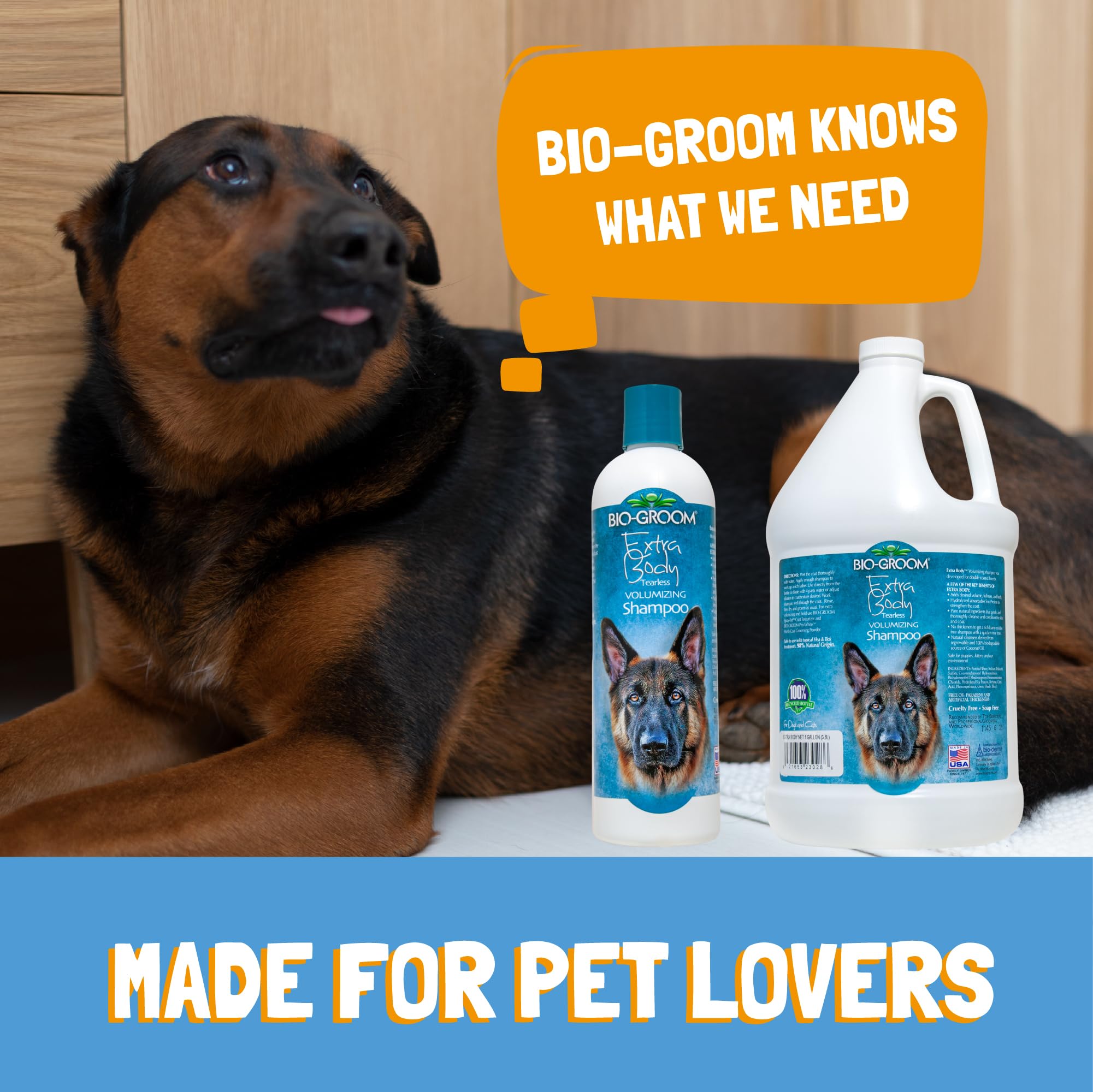 Bio Novio Extra Cuerpo Mascotas Champú, 3,8 L