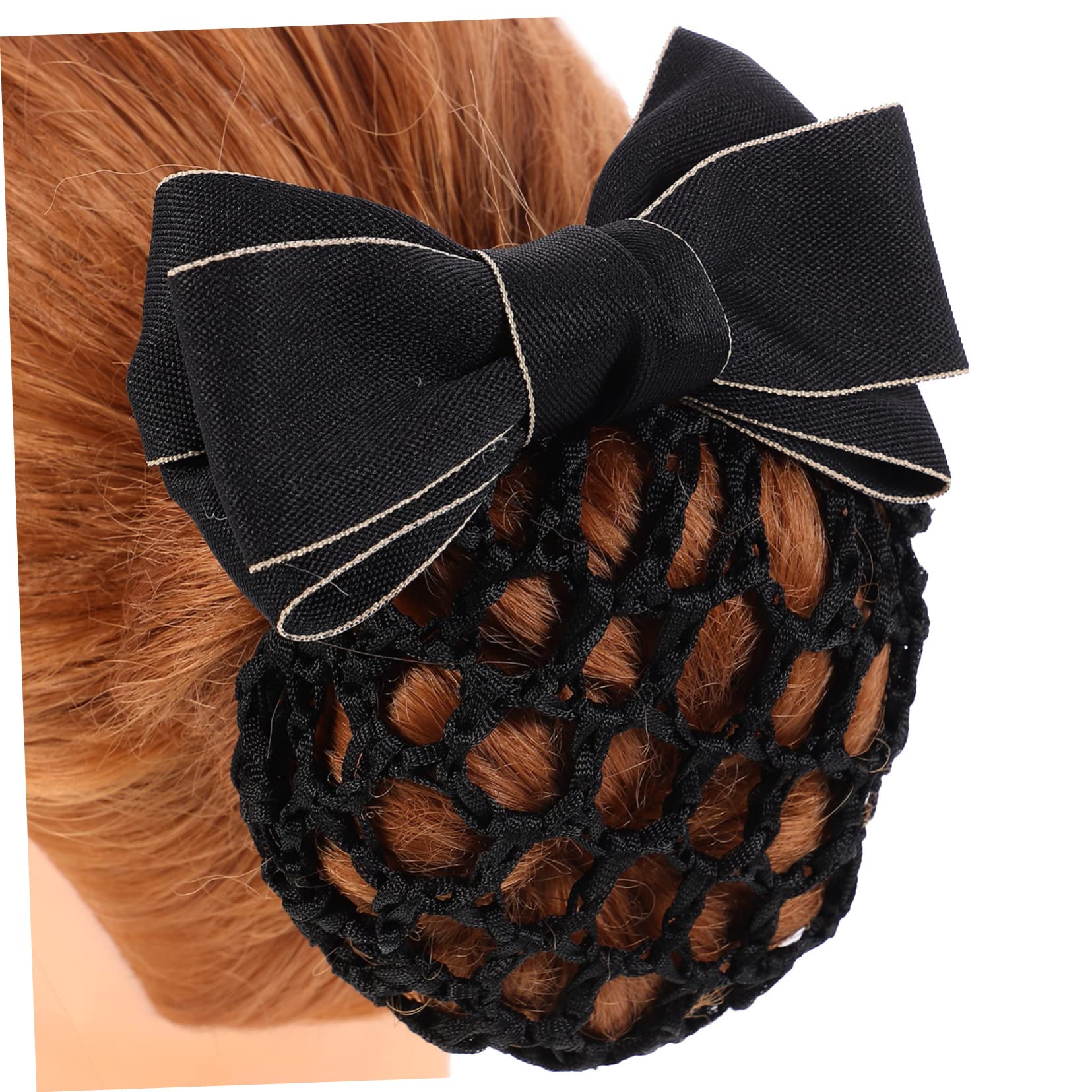 FRCOLOR 10pezzi Snood Professionale Con Fiocco Per Donne Copertura Per Bun e Accessorio Elegante Per Acconciature Per Lavoro e Occasioni Formali Classico