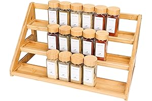 Tiered EBT Spice Rack with Premium Spices