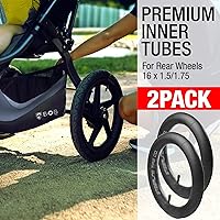 Vista 2 de Tubo interior prémium a prueba de explosiones de 16 pulgadas x 1.5/1.75 para cochecitos BOB Revolution SE/Flex/Pro/Sport Utility/Ironman