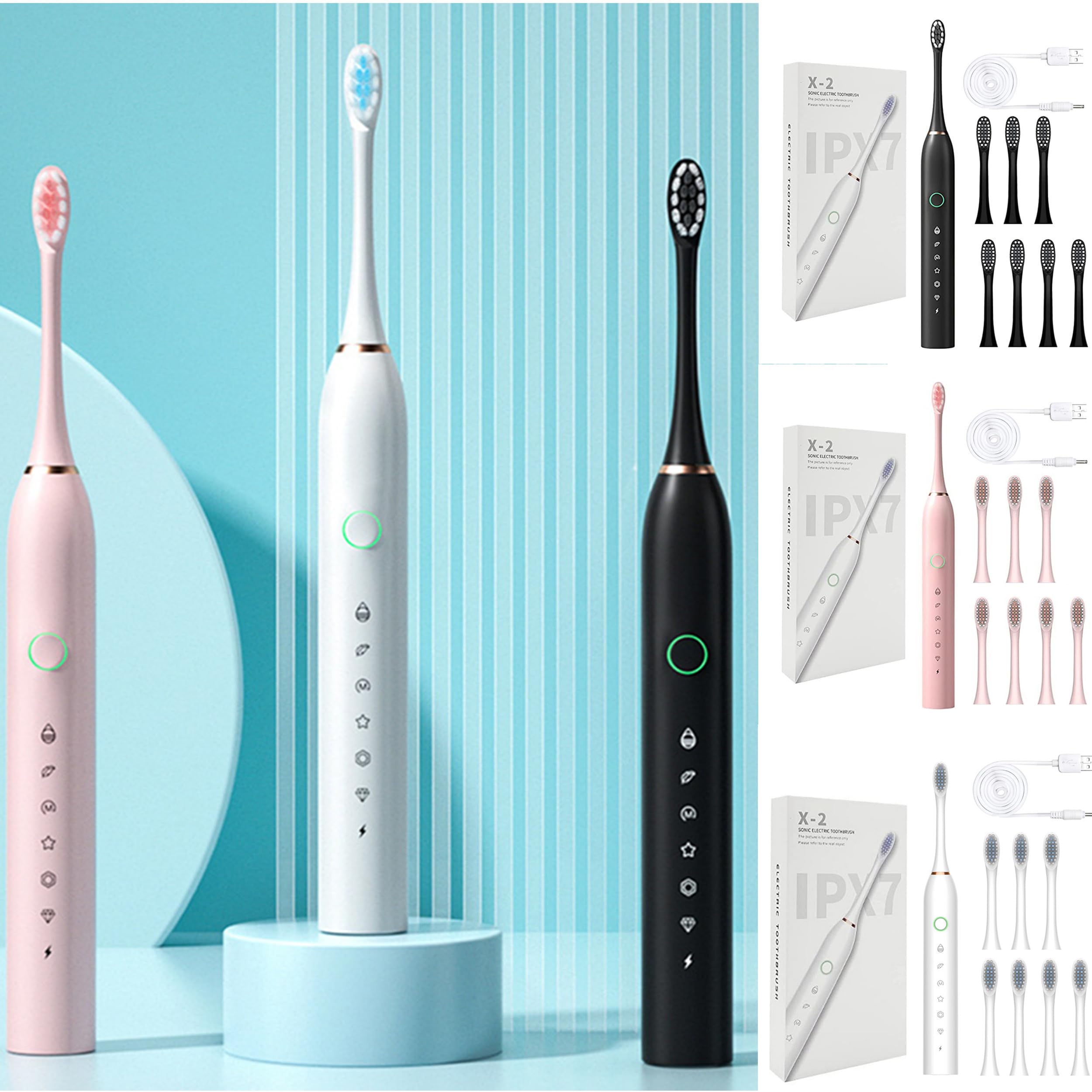 Buy GenericElectric 𝑇𝑜𝑜𝑡ℎ𝑏𝑟𝑢𝑠ℎ for Adults Rechargeable Power