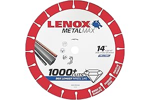 LENOX 14-Inch Diamond Edge Cutting Wheel: Precision and Durability for Demanding Metalworking