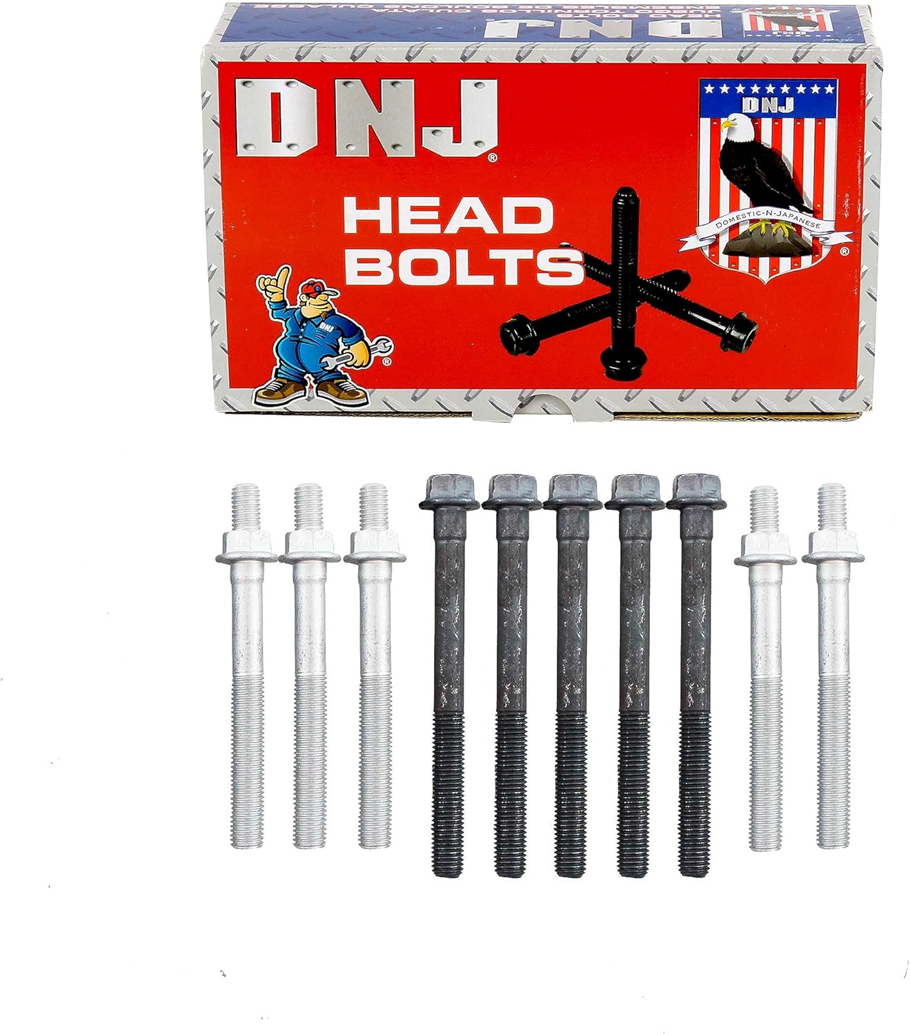 DNJ HBK330 Head Bolt Kit for 1998-2003 Chevrolet, GMC, Isuzu, Pontiac Cavalier, Hombre, S10 2.2L L4 8V OHV 2190cc