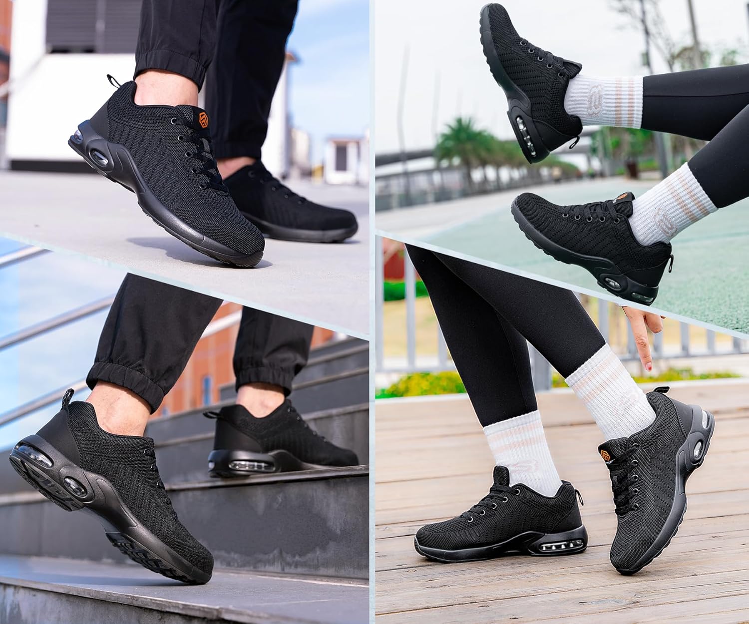 DYKHMILY Steel Toe Shoes for Men Women Comfortable Lightweight Safety Shoes Unisex Indestructible Work Shoes Sneakers Punta de Acero Zapatos de Trabajo para Hombre 3.5~14/ Mujer 5~16 - Image 2