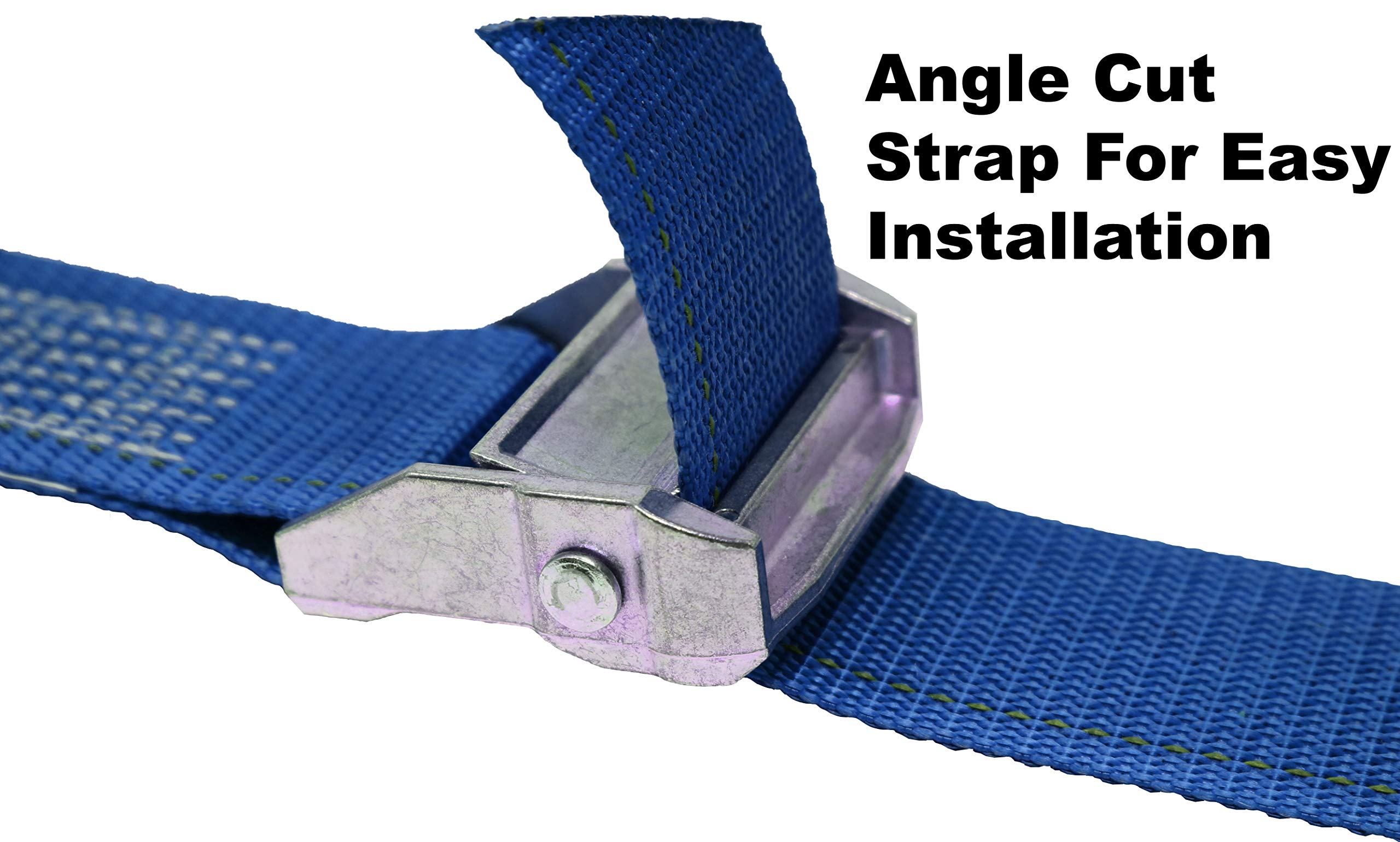 CustomTieDowns, 2 Inch X 20 Foot Cinch Strap Endless Loop Tie Down (No Hooks), Zinc - View #5