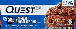 Quest Nutrition PROTEIN BAR OATMEAL CHOCOLATE CHIP 12 BARRAS