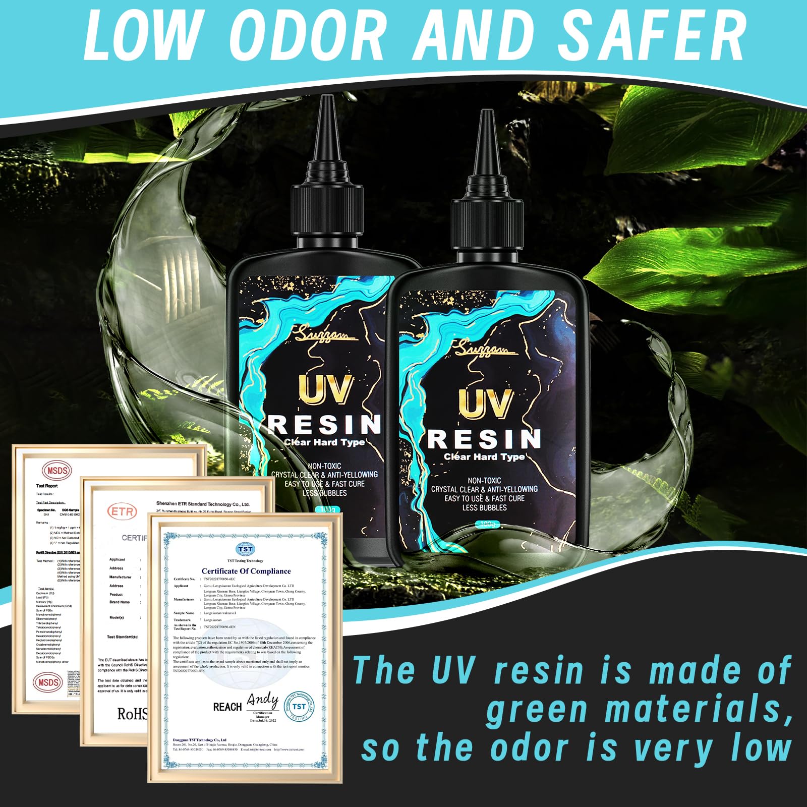 UV Resin Kit 500g, Upgraded UV Resin Hard Crystal Clear - Image 3