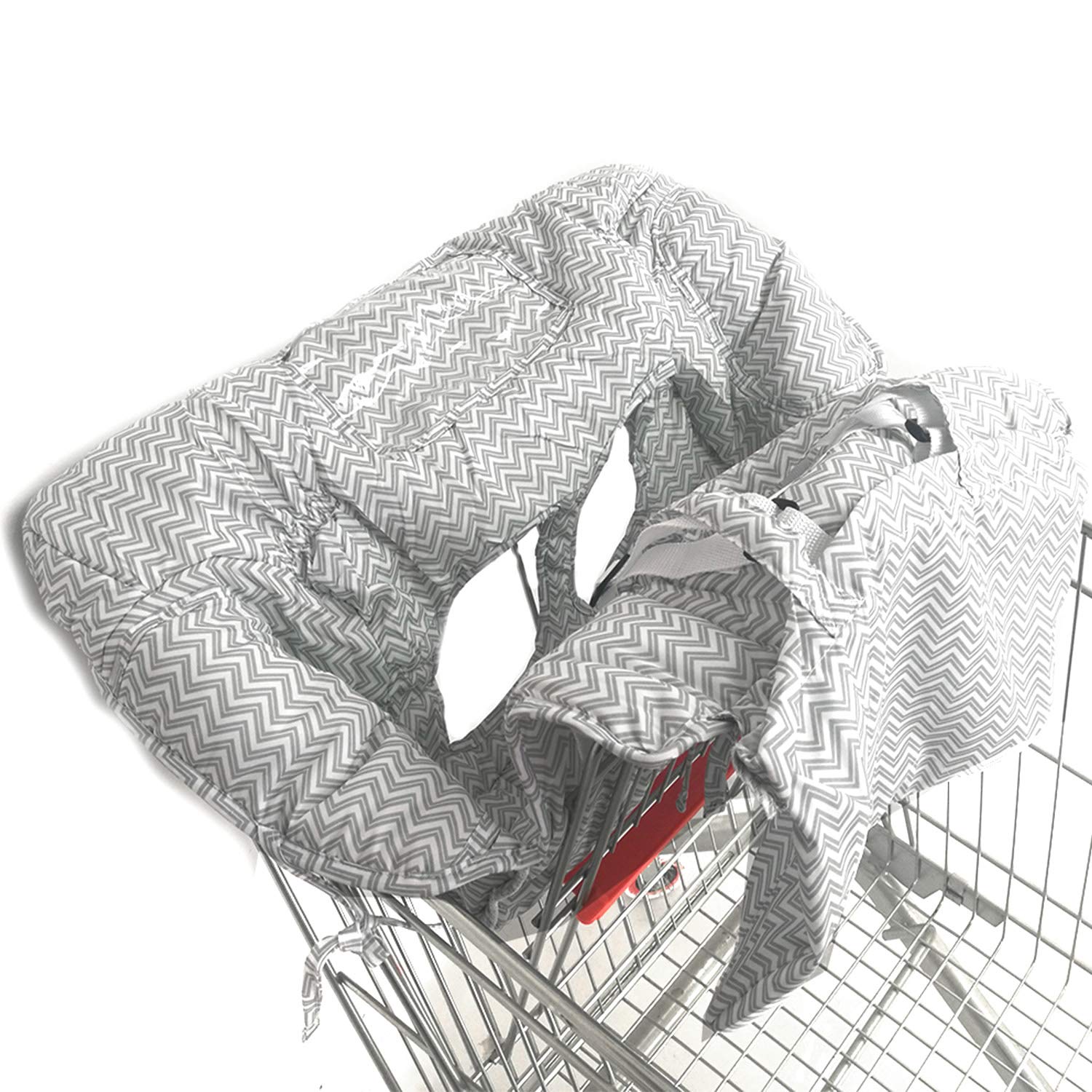 2 in 1 - Copertura per carrello della spesa per seggiolone, design portatile