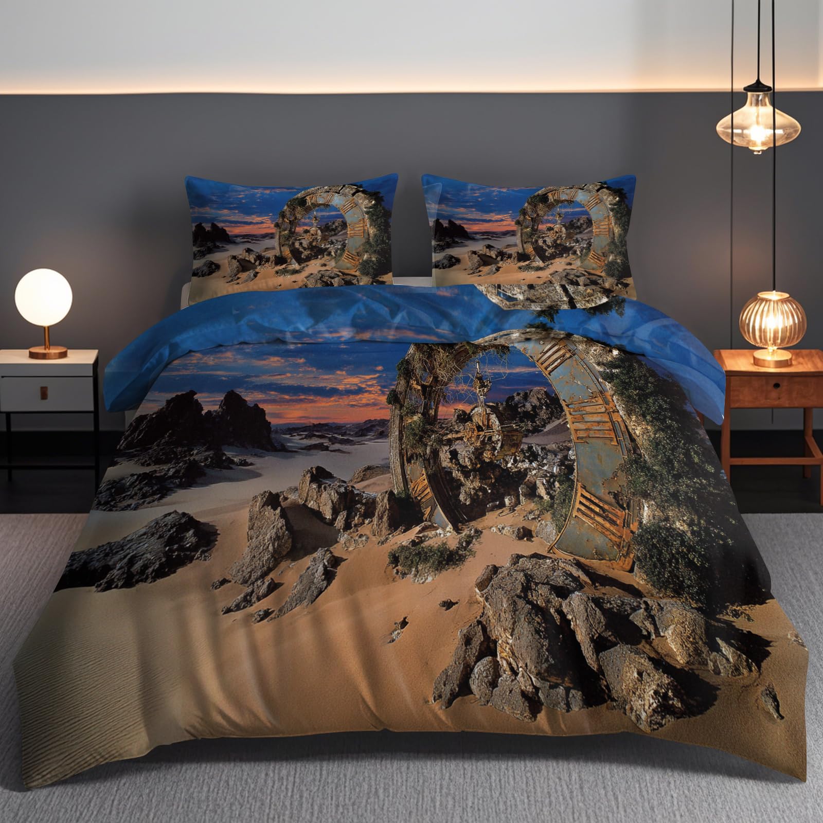 Housse de couette steampunk 140x200 idée cadeau ado et adulte