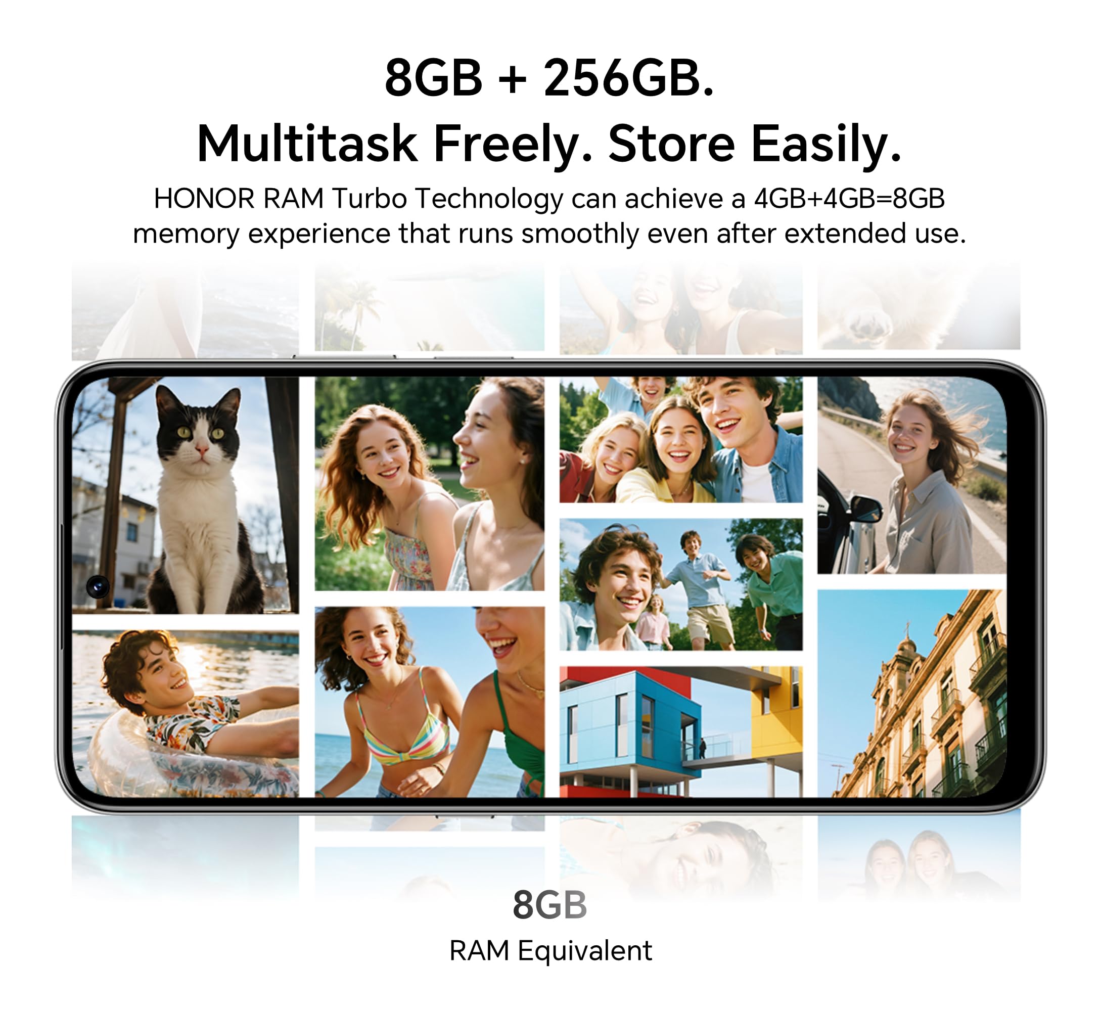 Honor 400 Smart 5G 17,2 cm [6.77] Doppia SIM Android 15 USB tipo-C 4 GB 128 GB 6500 mAh Nero (HONOR 400 SMART 4GB+128GB VELVET BLA)