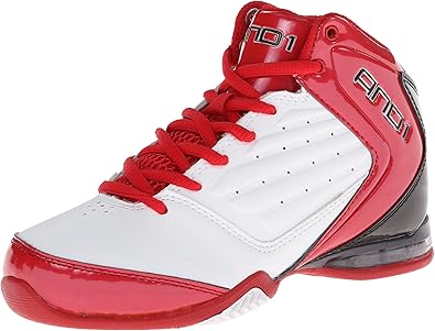 AND1 Master 2 Mid Boy's, Zapatillas de Baloncesto Unisex Niños, Weiß  (White/Varsity Red/Black), 33.5 : Amazon.es: Zapatos y complementos